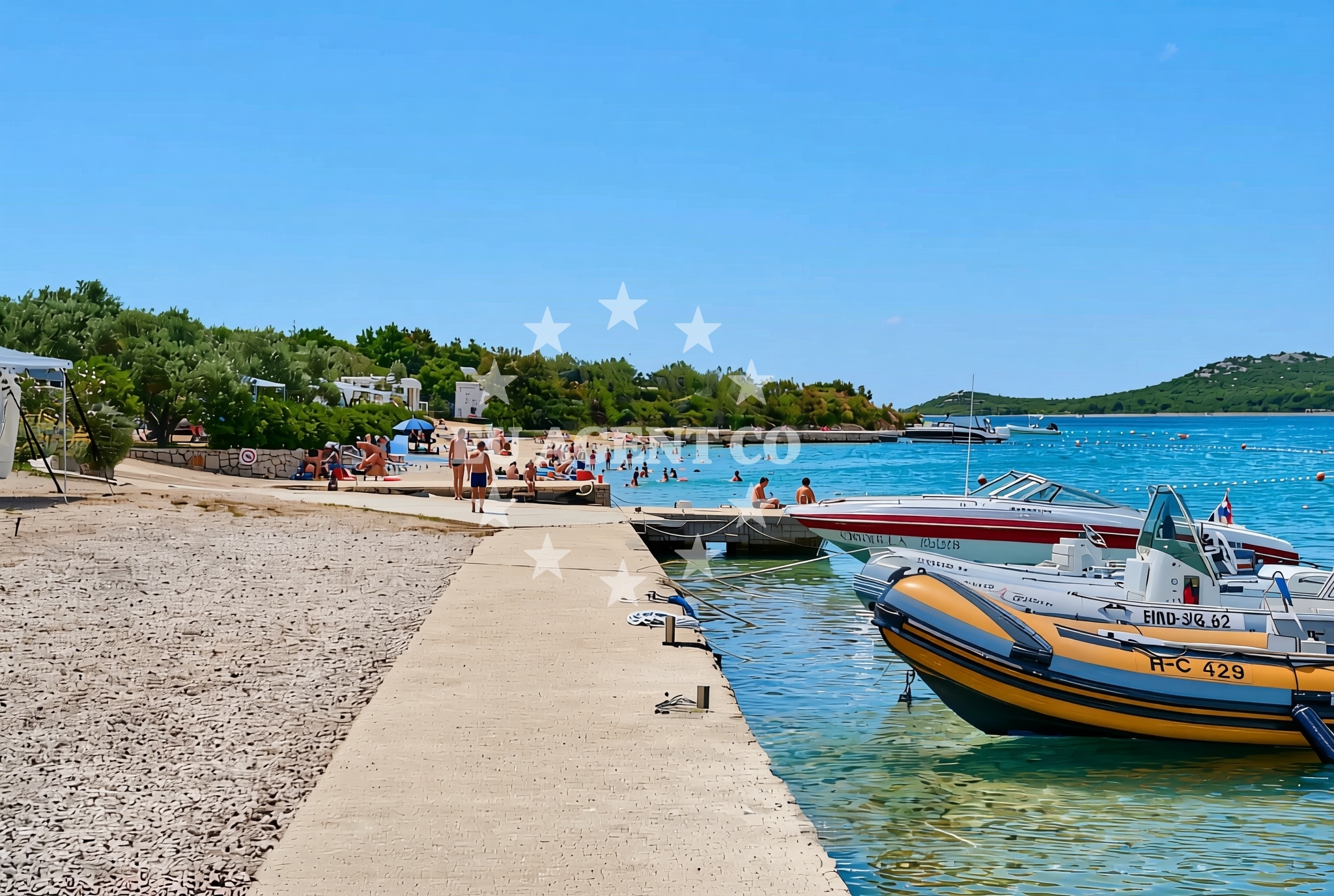 Additional view of Lučica istok, Betina (Murter) Beach in Lučica istok