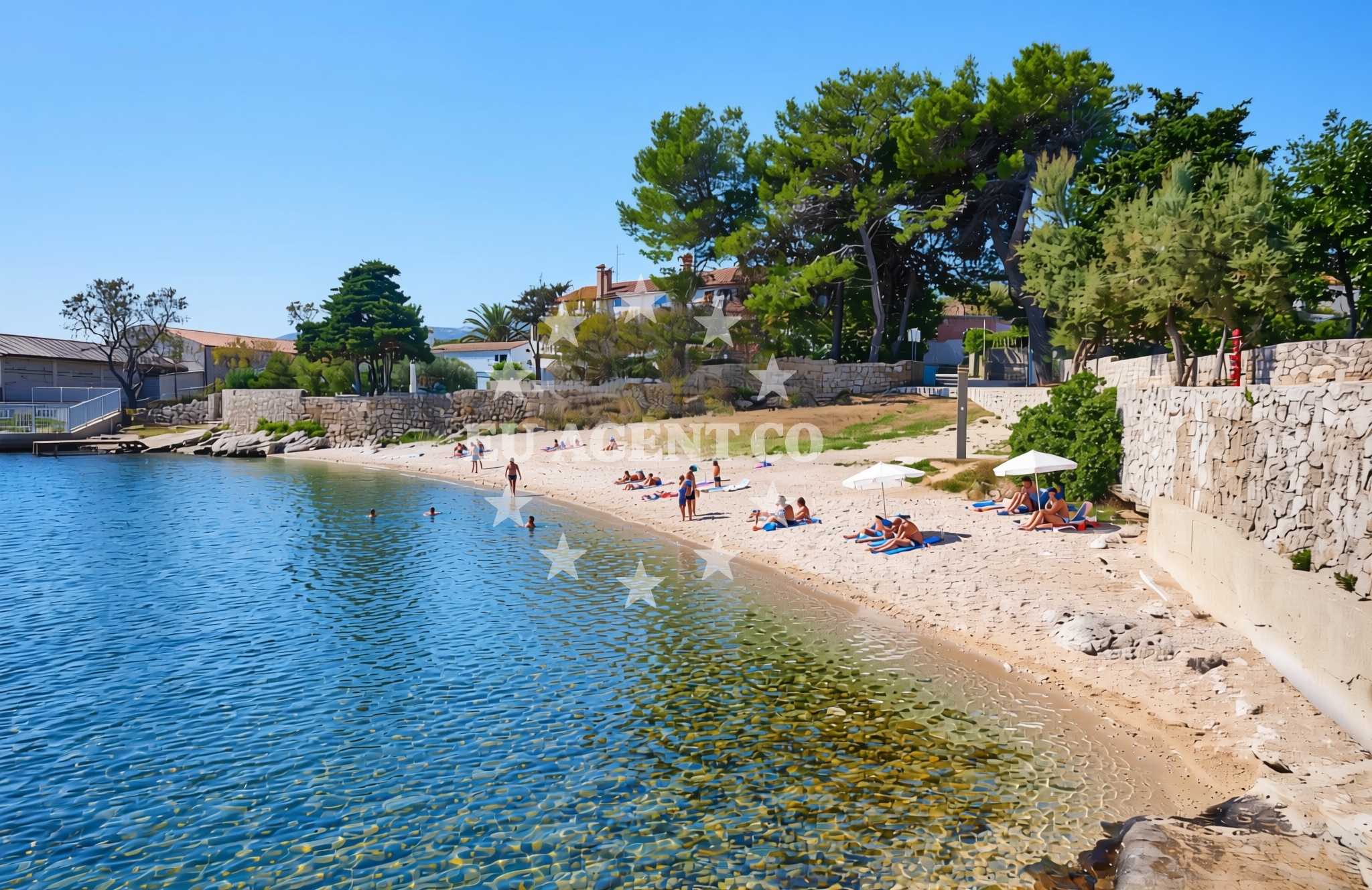 Additional view of Lučica, Nerezine (Lošinj) Beach in Lučica