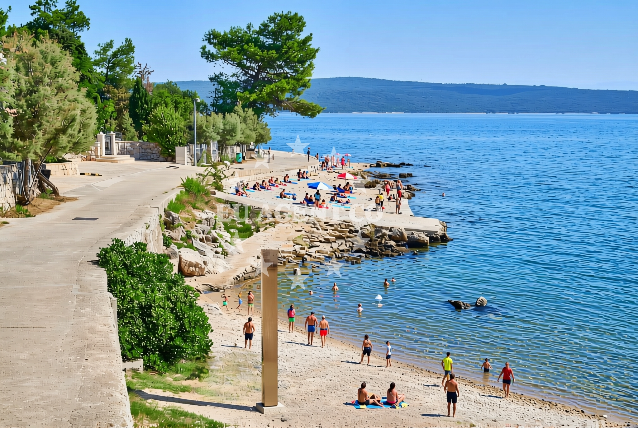 Additional view of Lučica, Nerezine (Lošinj) Beach in Lučica
