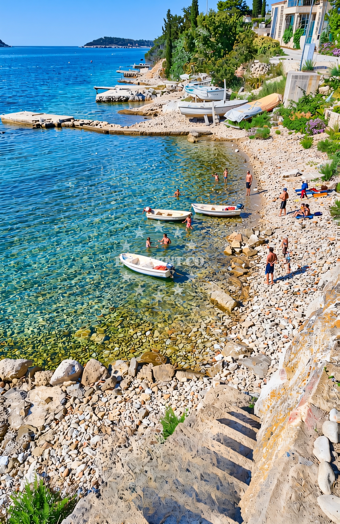 Additional view of Lučica sjever, Vis (Vis) Beach in Lučica sjever