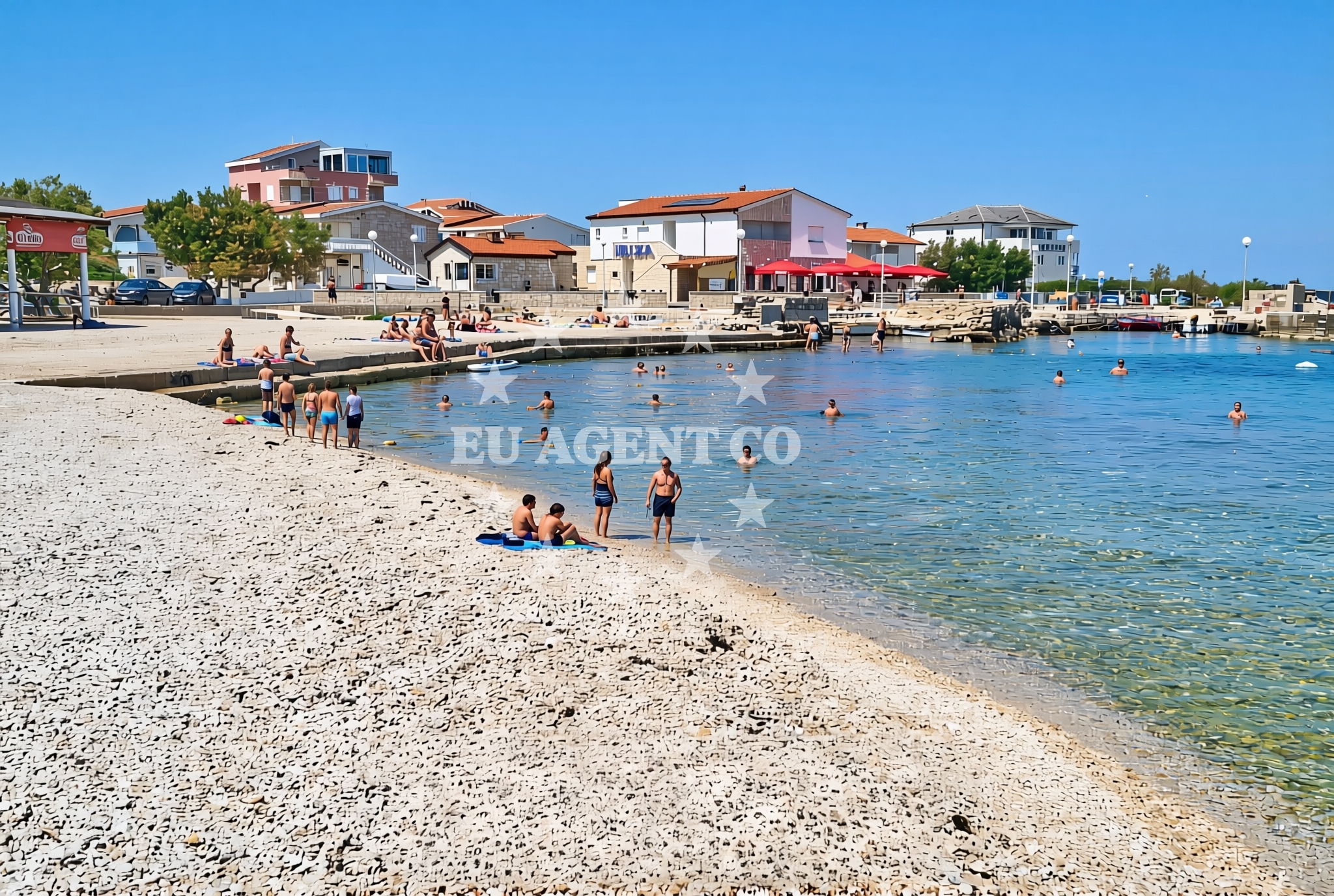 Additional view of Lučica sredina, Vir (Vir) Beach in Lučica sredina
