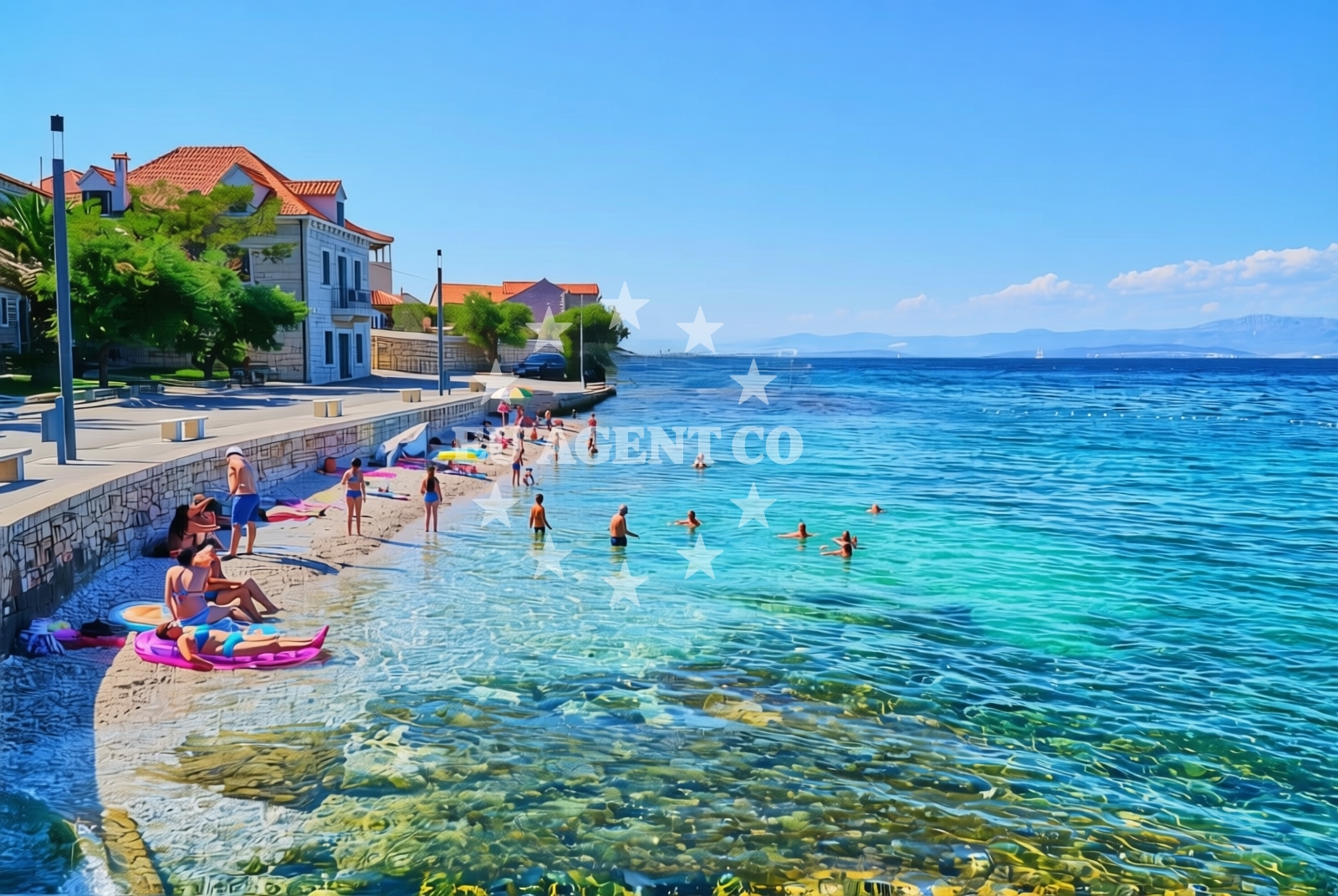 Overview of Lučica, Sutivan (Brač) Beach in Lučica