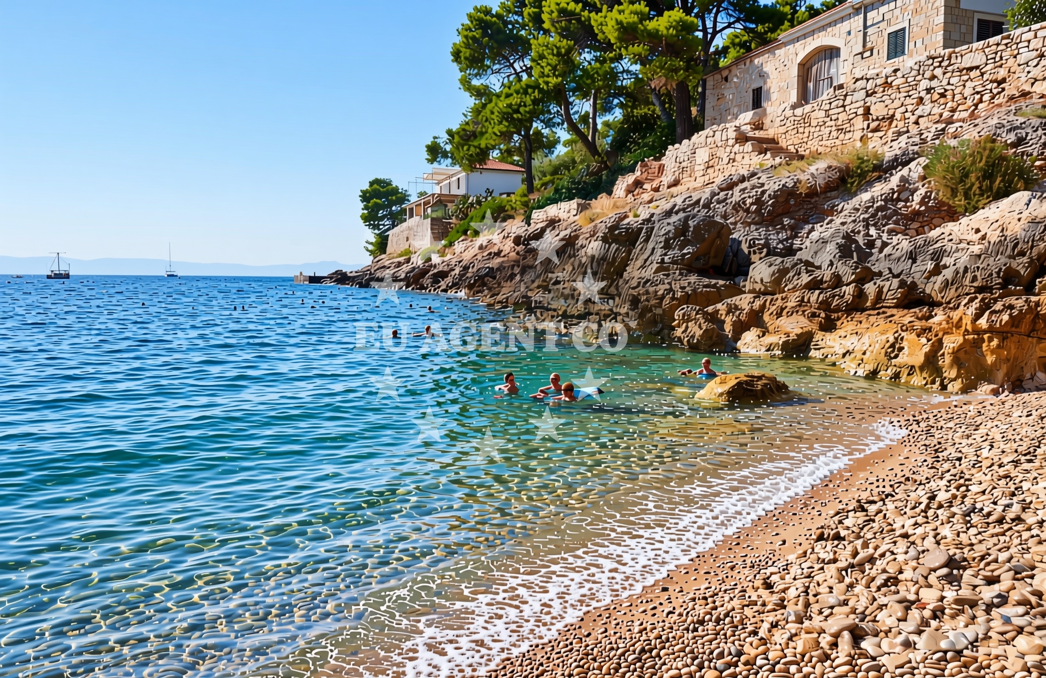 Additional view of Lučica zapad, Gdinj (Hvar) Beach in Lučica zapad