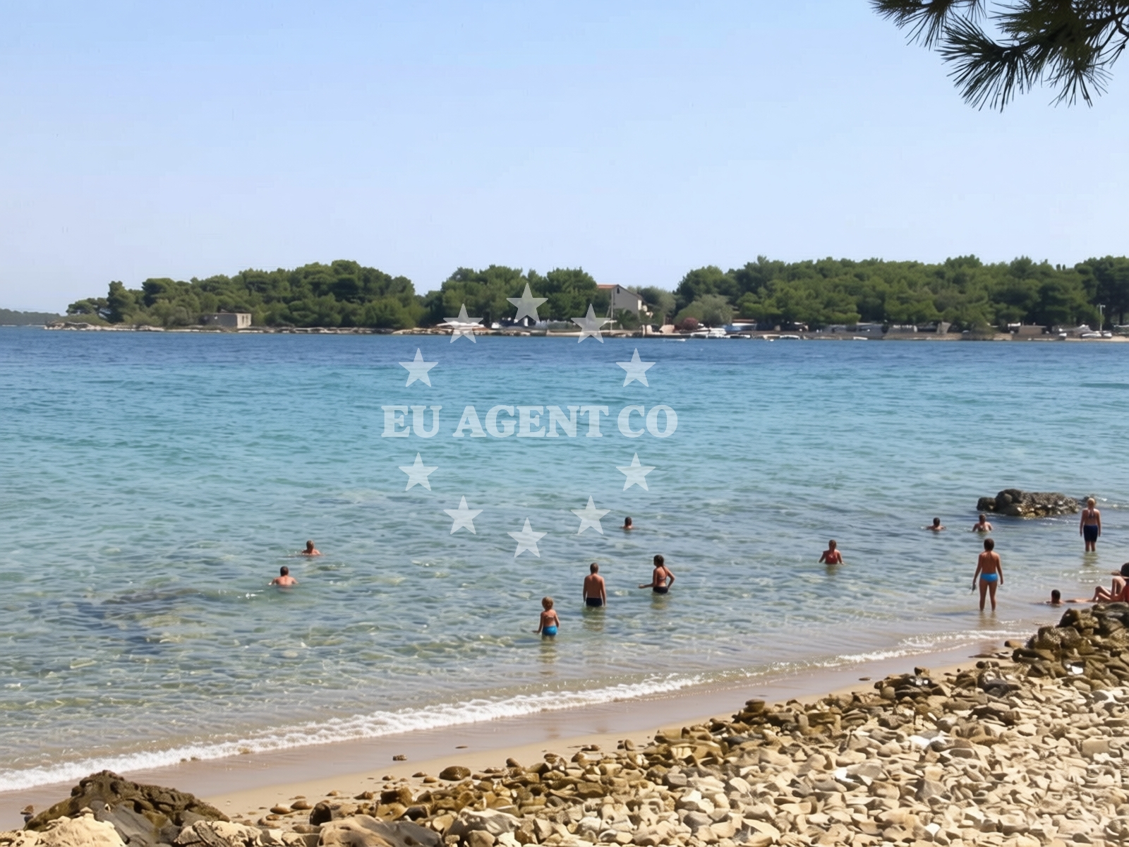 Additional view of Lucina beach in Lučina 7, Pašman