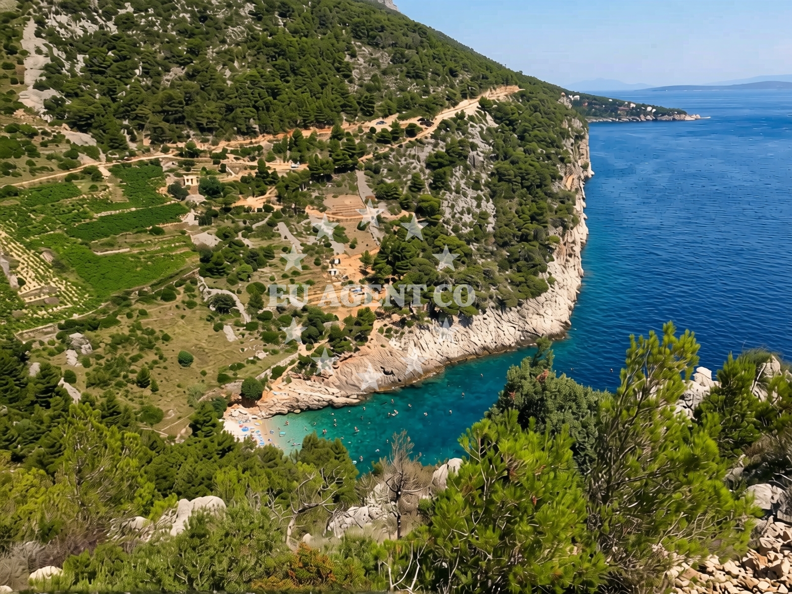 Additional view of Lucisca bay beach in Put mora stori 6, Sveta Nedelja
