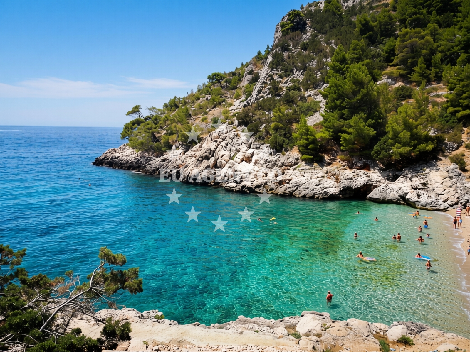 Additional view of Lucisca bay beach in Put mora stori 6, Sveta Nedelja