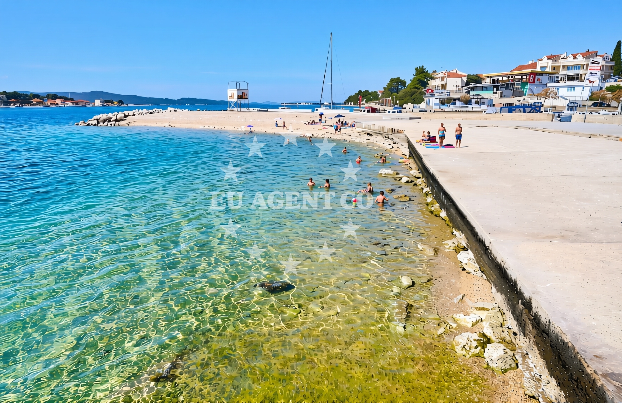 Additional view of Luka, Brodarica Beach in Luka