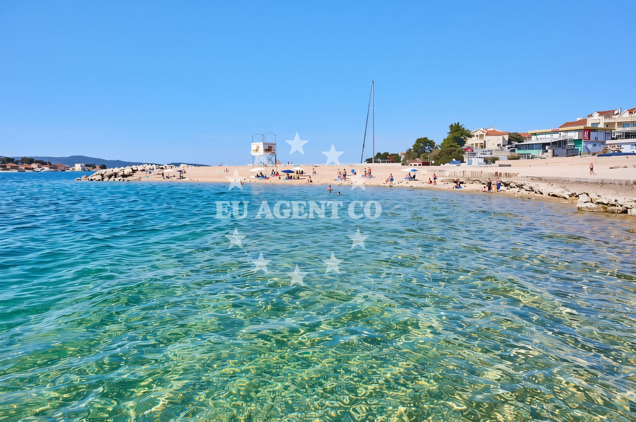 Additional view of Luka, Brodarica Beach in Luka