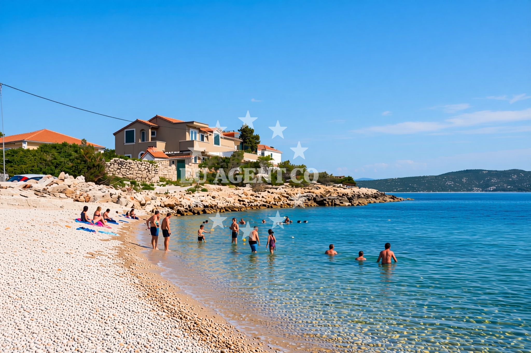 Additional view of Luka, Drvenik Mali (Drvenik Mali) Beach in Luka