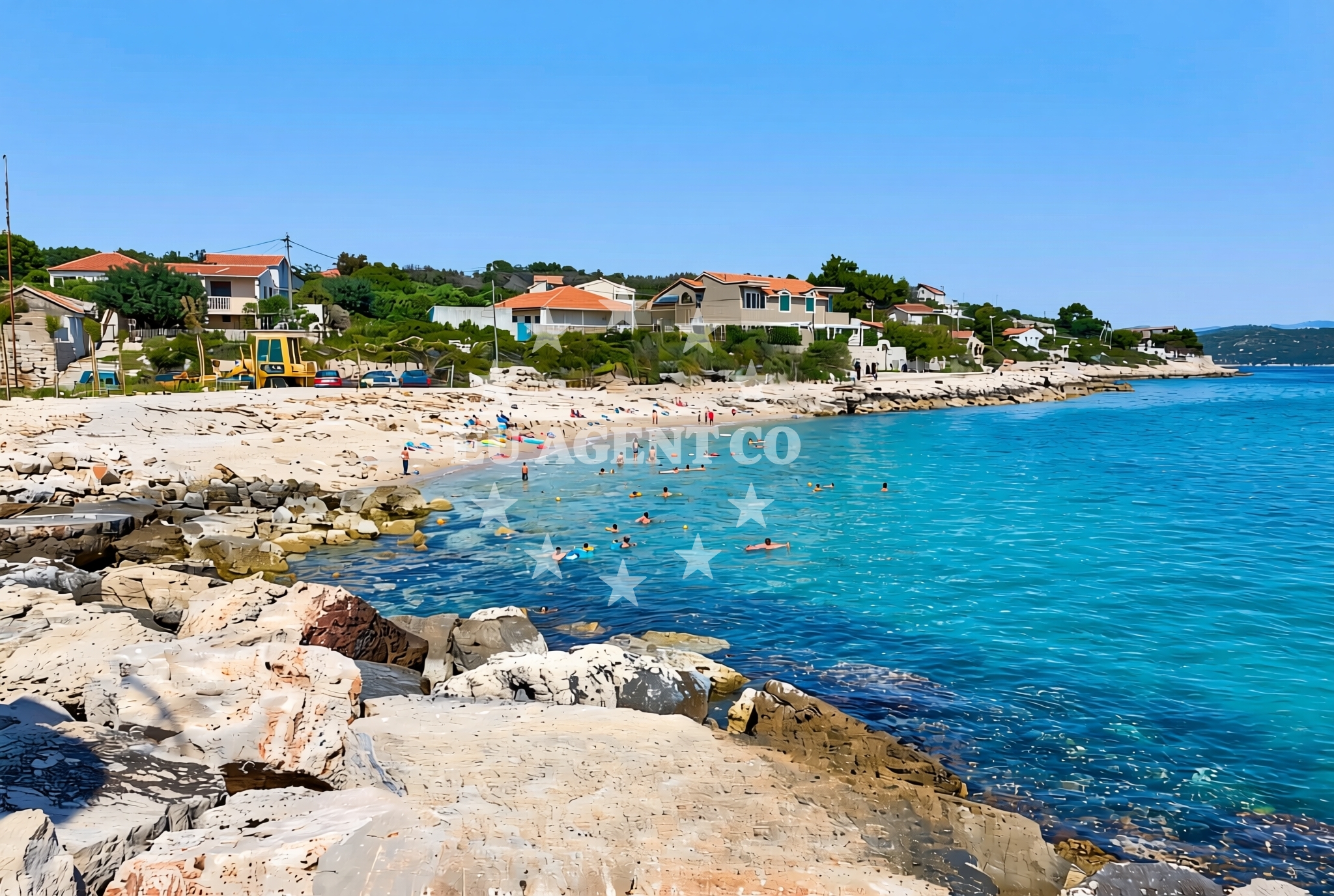 Additional view of Luka, Drvenik Mali (Drvenik Mali) Beach in Luka