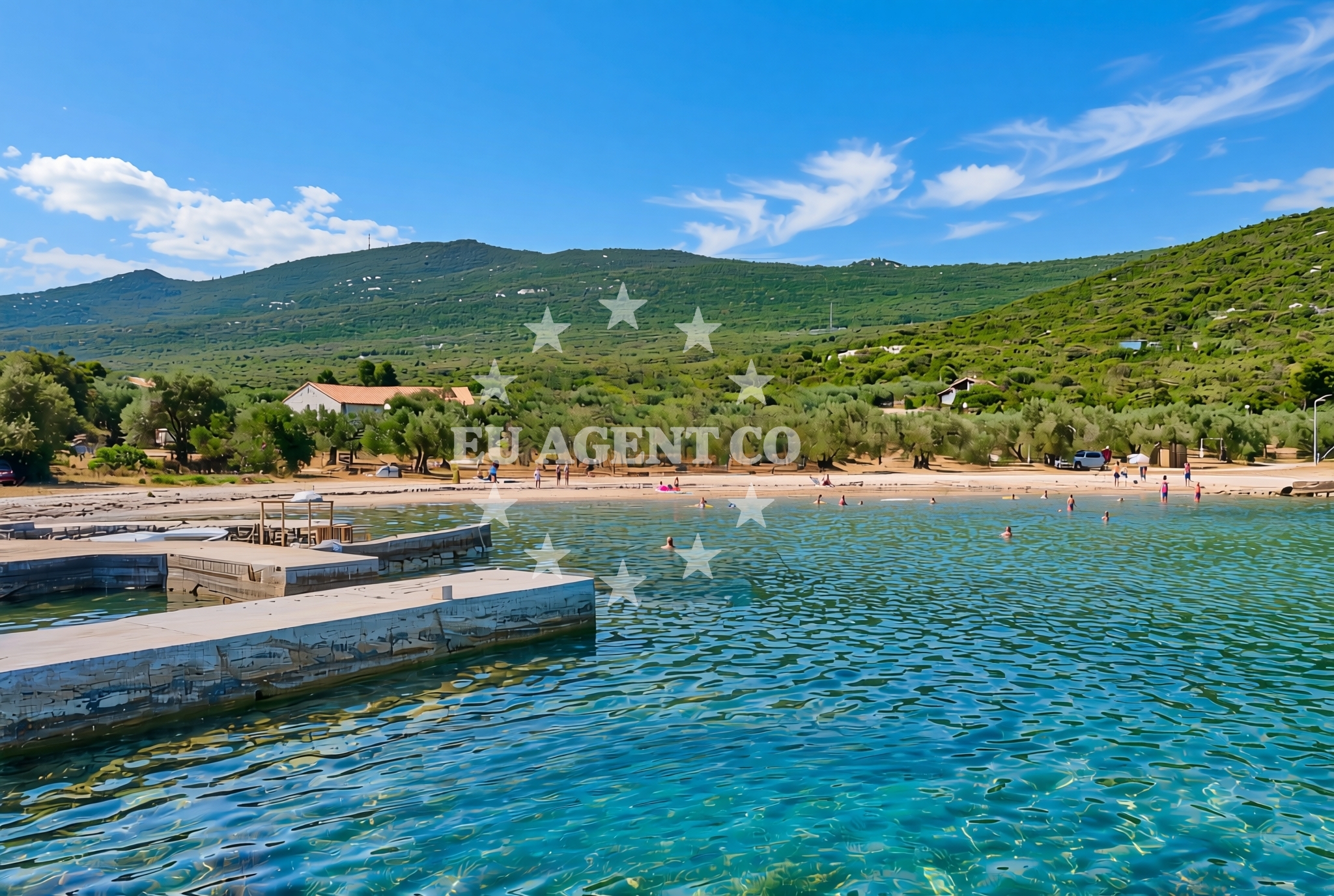 Additional view of Luka Dubrava beach in Sutvid 11, Dubrava