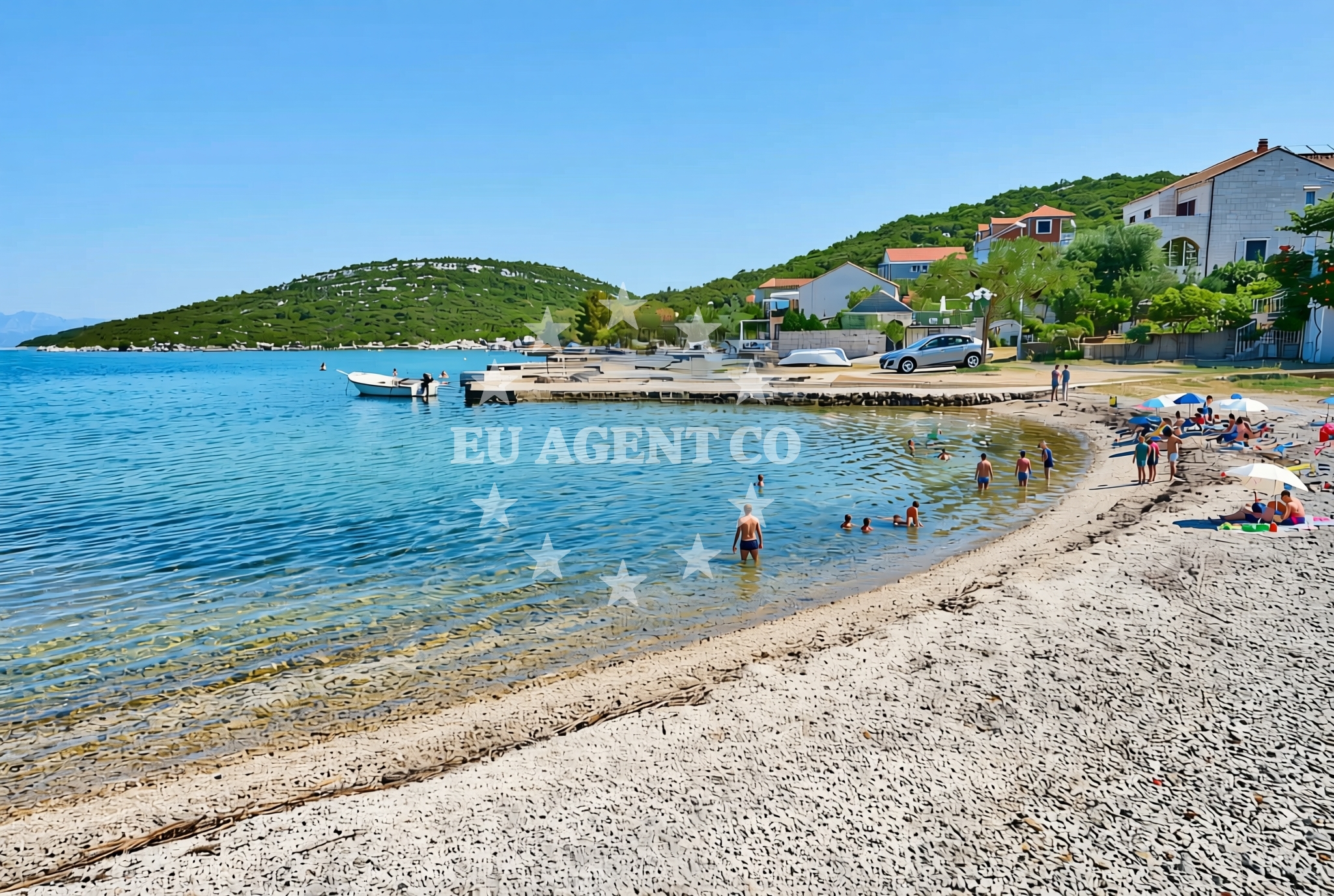 Additional view of Luka Dubrava beach in Sutvid 11, Dubrava