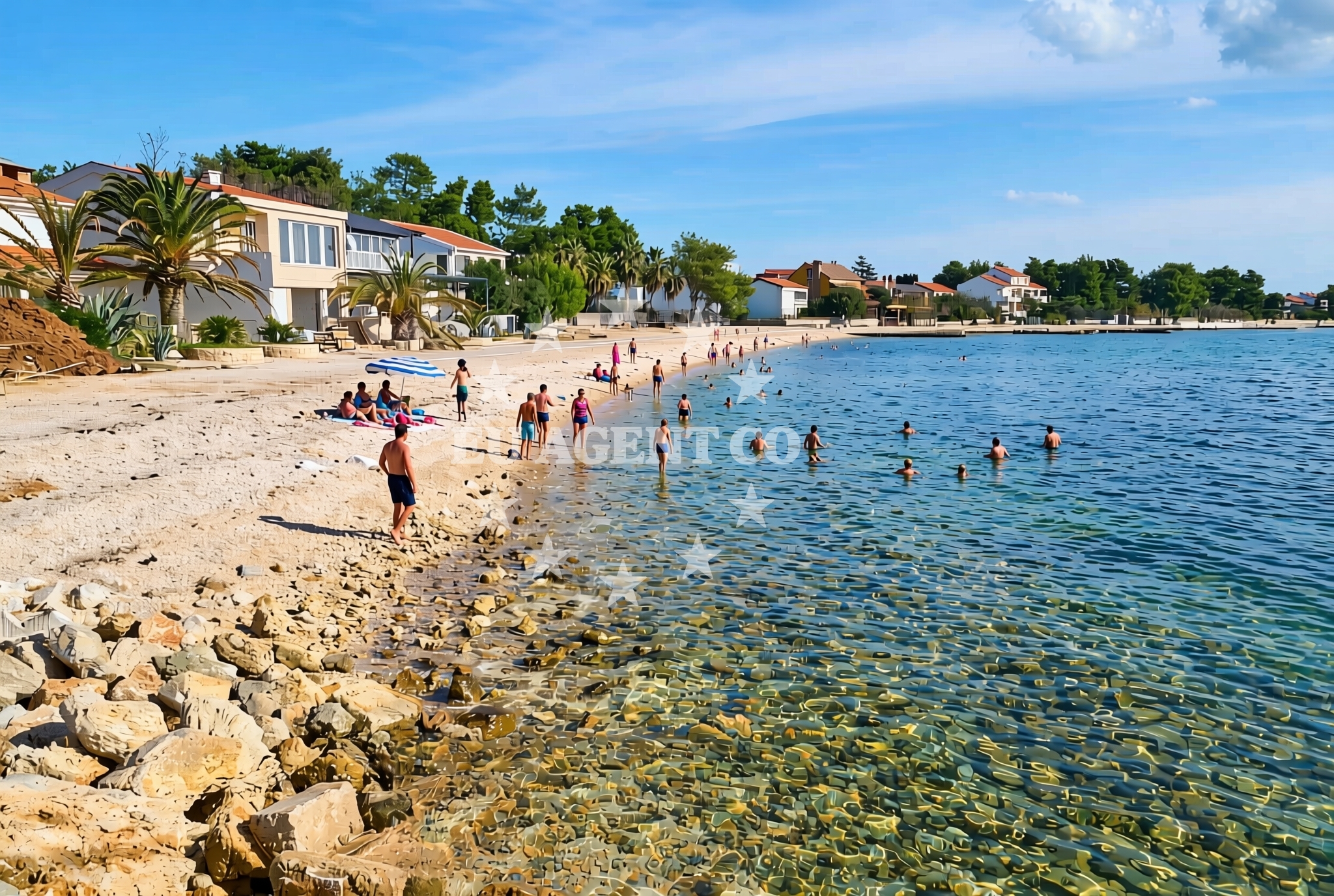 Additional view of Luka istok, Vir (Vir) Beach in Luka istok