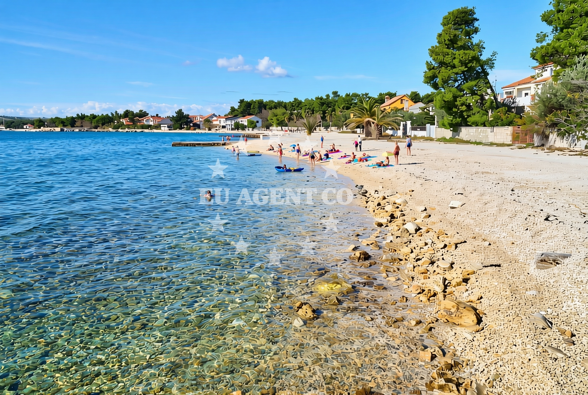 Additional view of Luka istok, Vir (Vir) Beach in Luka istok