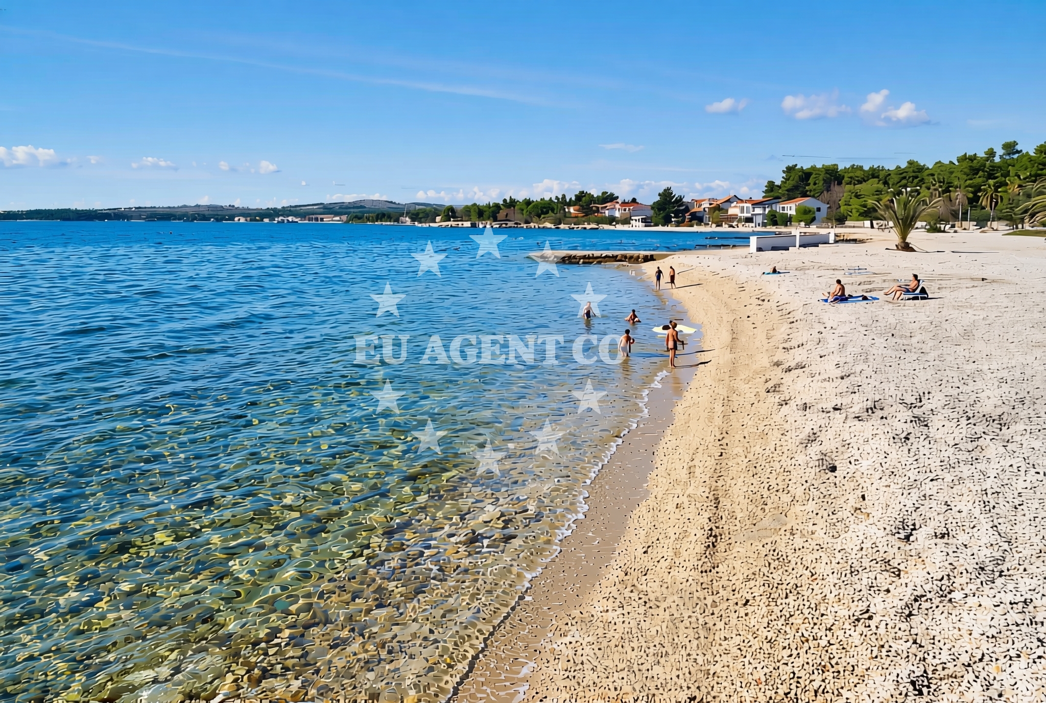 Additional view of Luka istok, Vir (Vir) Beach in Luka istok
