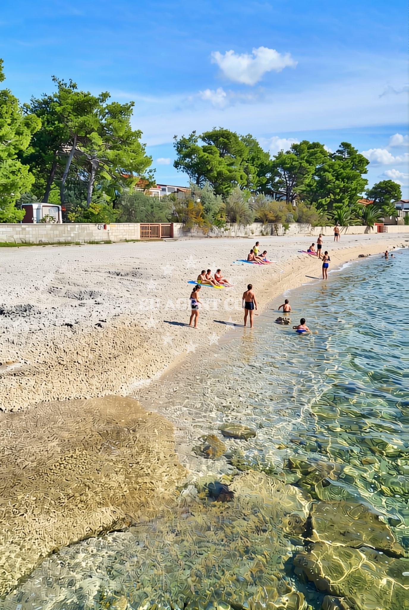 Additional view of Luka istok, Vir (Vir) Beach in Luka istok