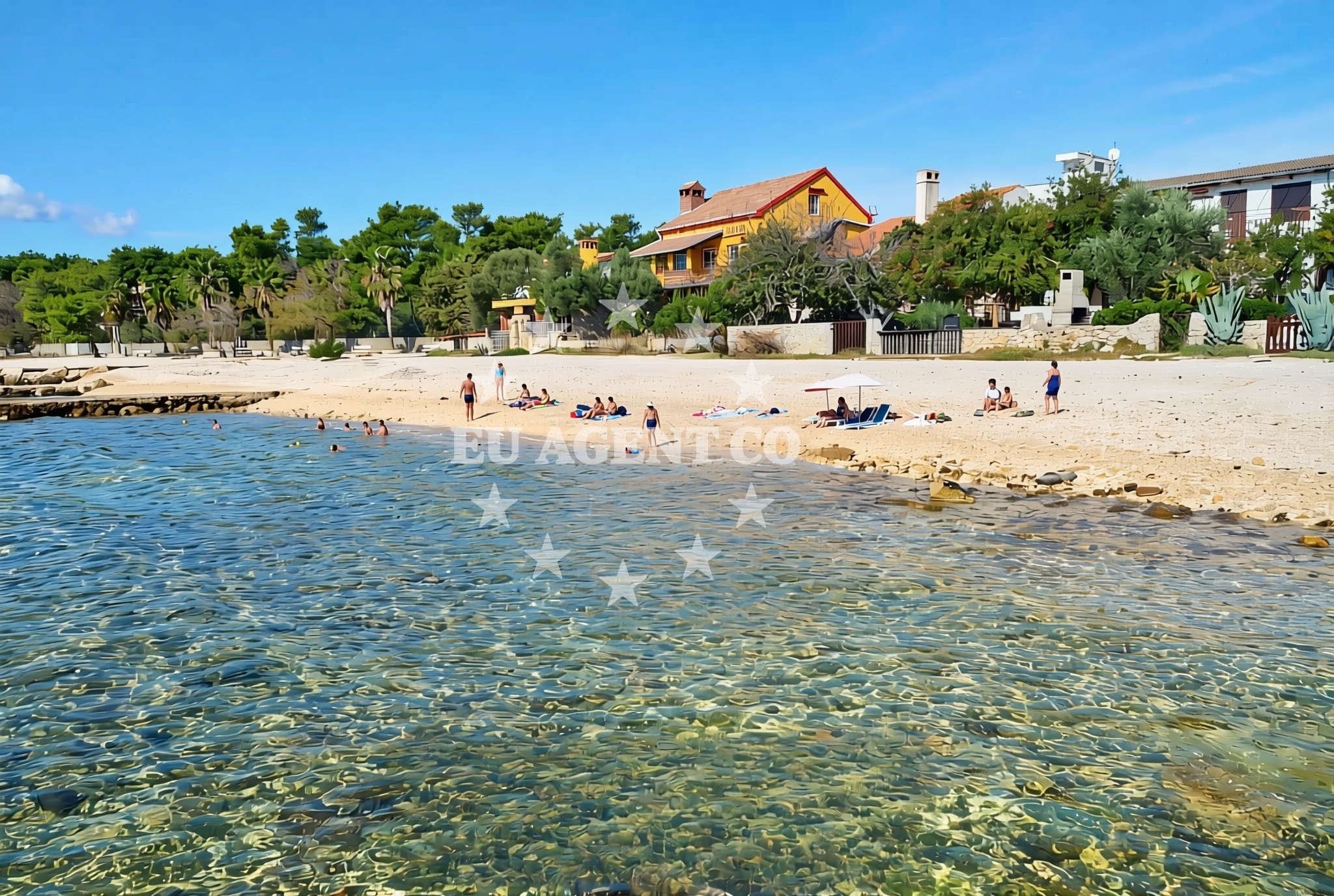 Additional view of Luka istok, Vir (Vir) Beach in Luka istok