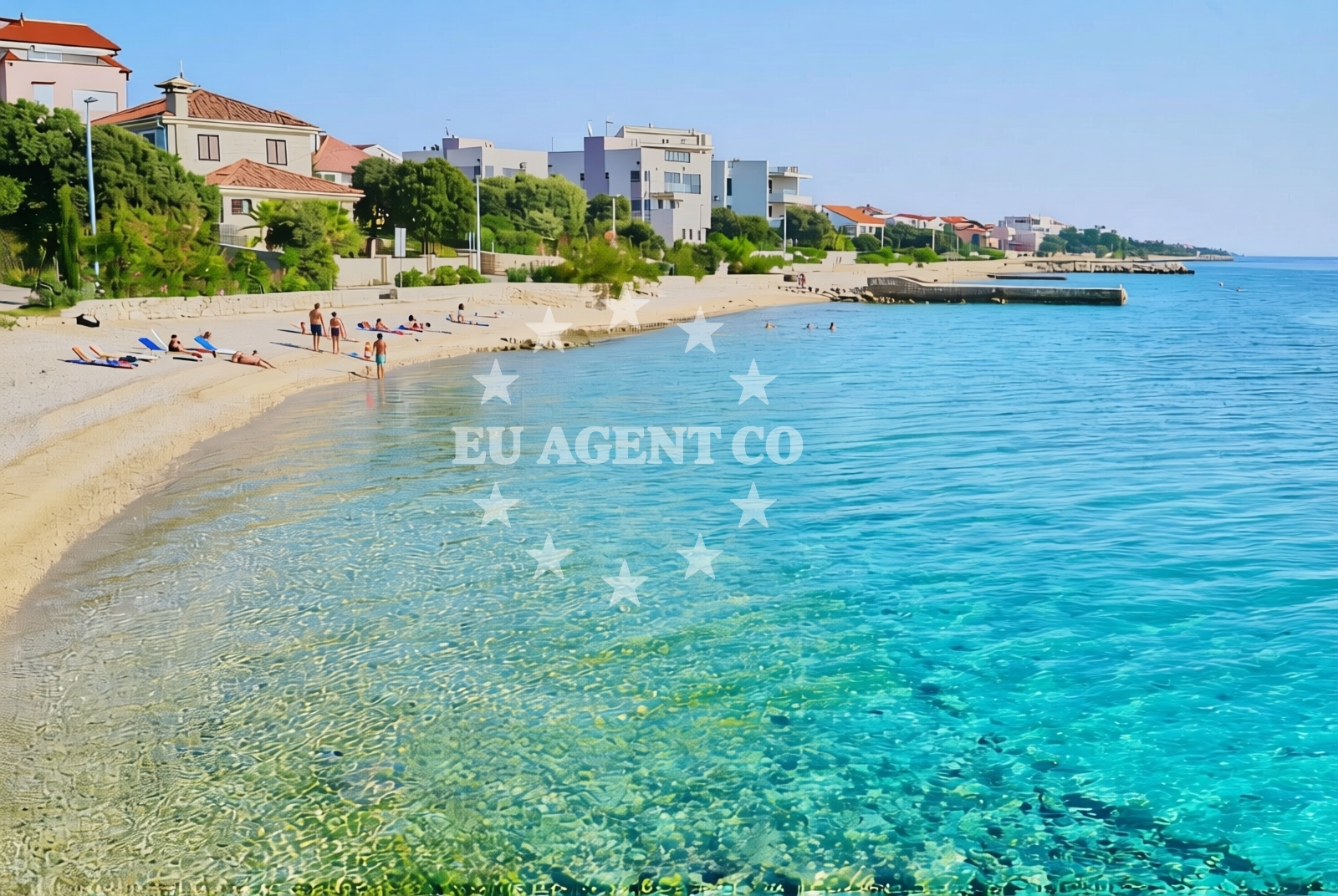 Additional view of Luka Mandre Beach in 17 Kralja Tomislava ulica, Mandre