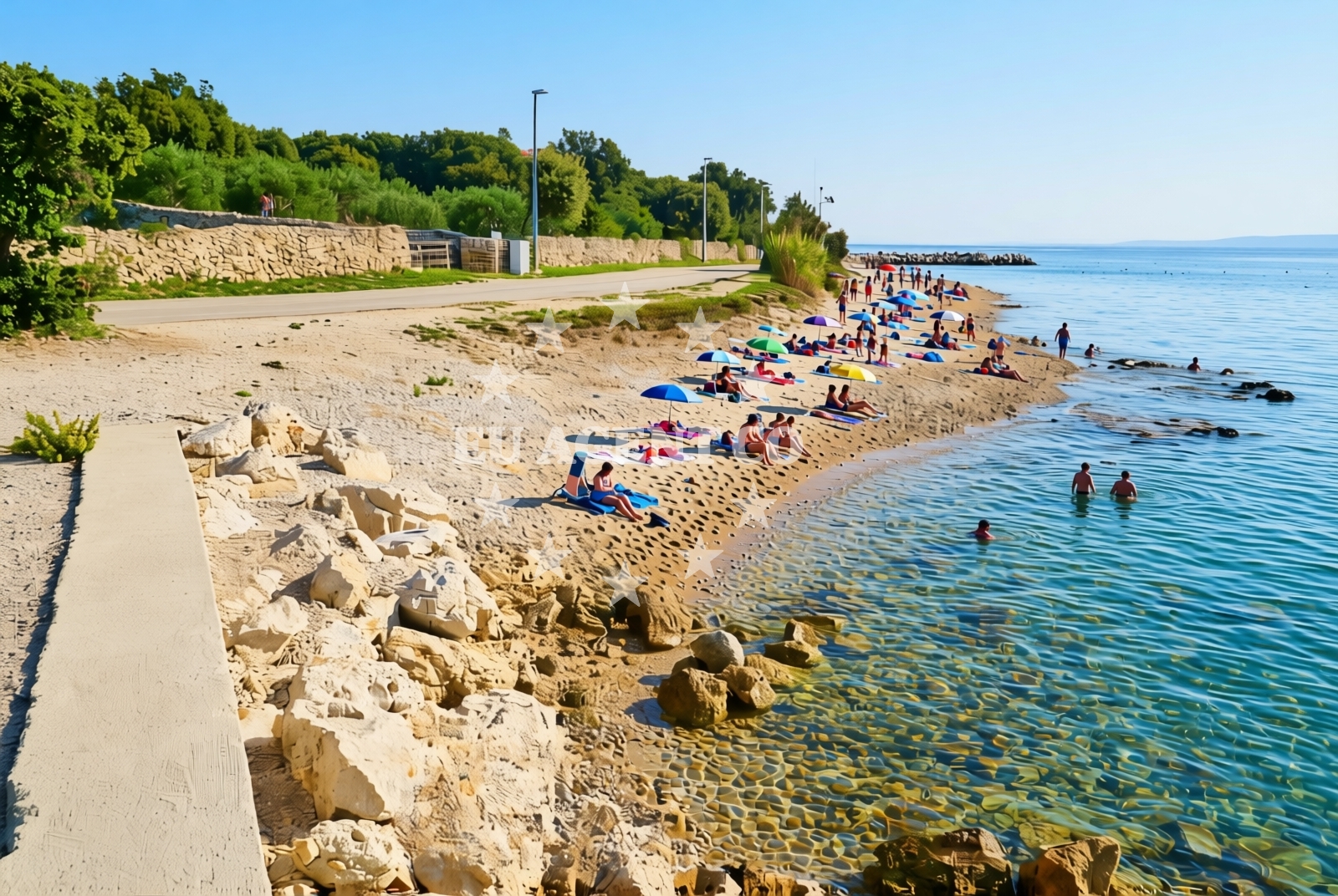 Additional view of Luka Mandre Beach in 17 Kralja Tomislava ulica, Mandre