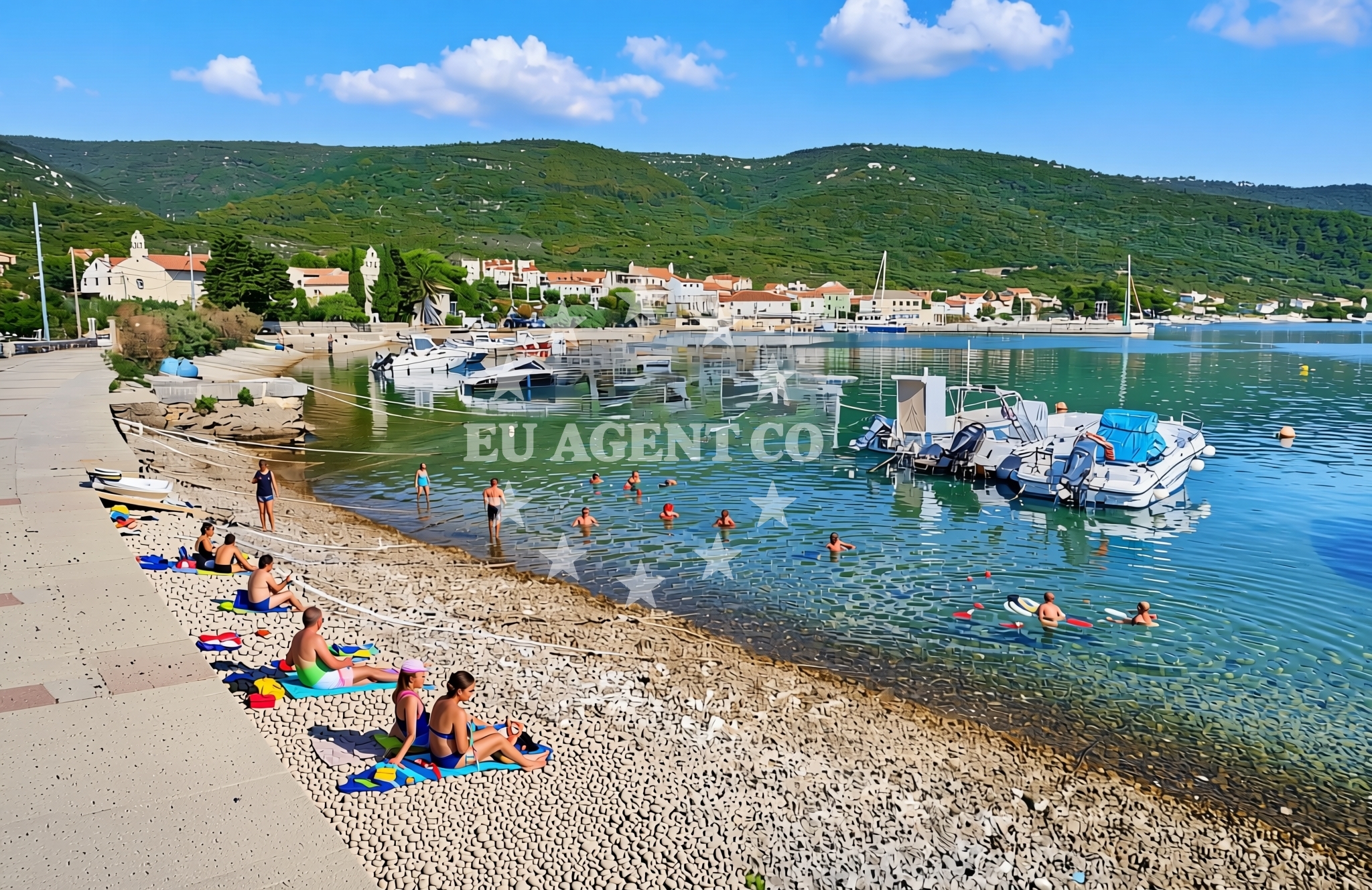 Additional view of Luka, Martinšćica (Cres) Beach in Luka