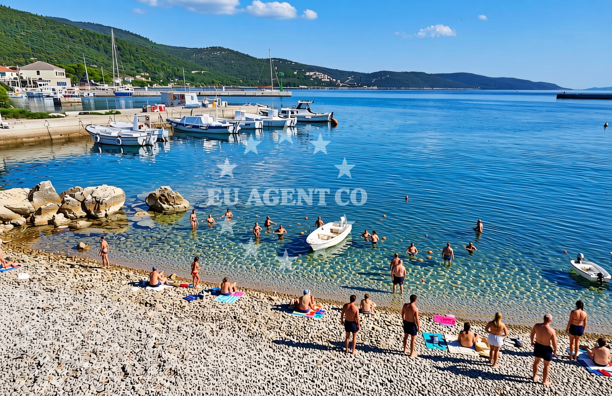 Additional view of Luka, Martinšćica (Cres) Beach in Luka