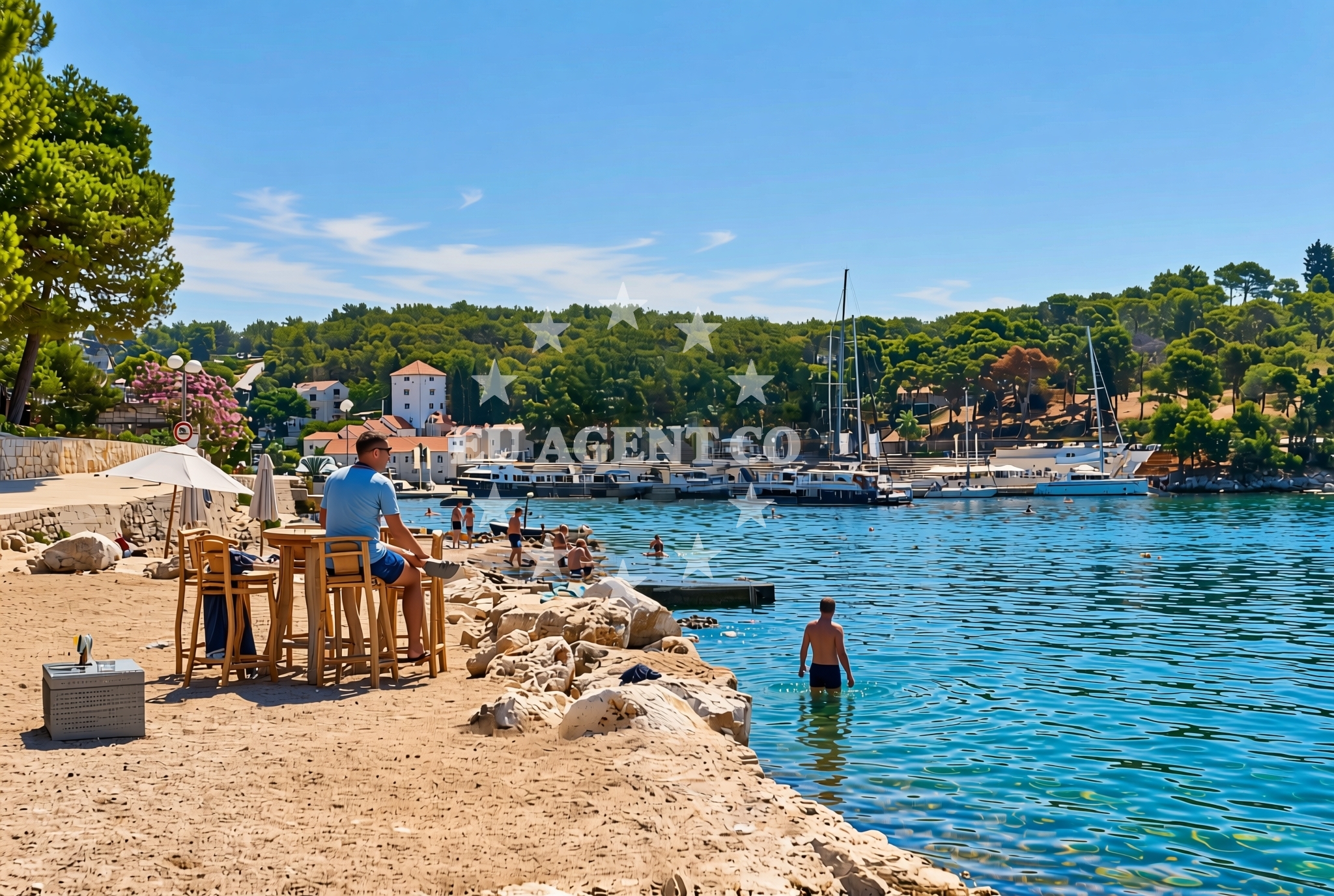 Additional view of Luka, Maslinica (Šolta) Beach in Luka