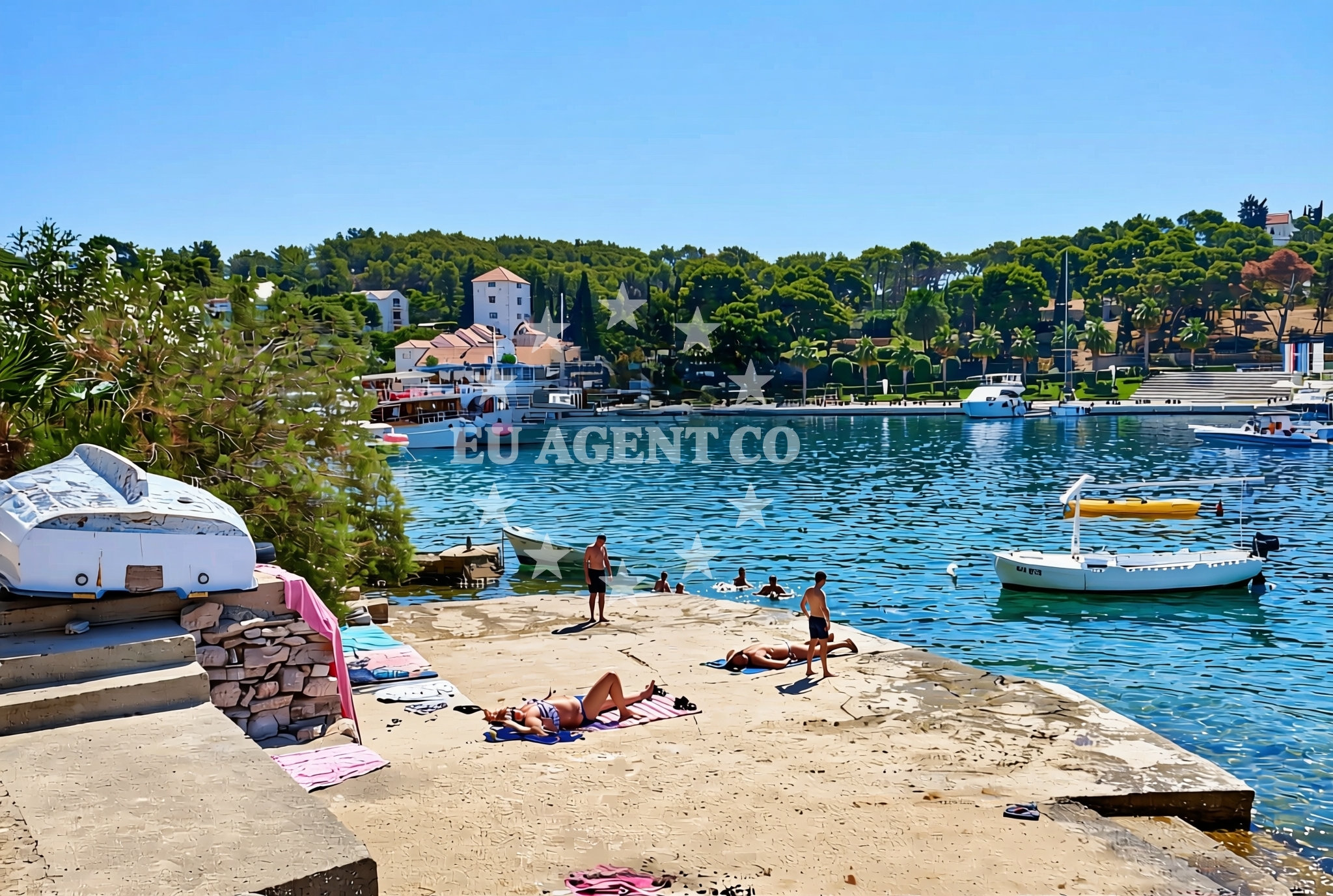 Additional view of Luka, Maslinica (Šolta) Beach in Luka