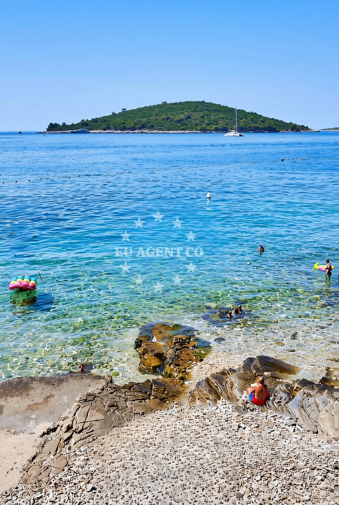 Additional view of Luka, Maslinica (Šolta) Beach in Luka