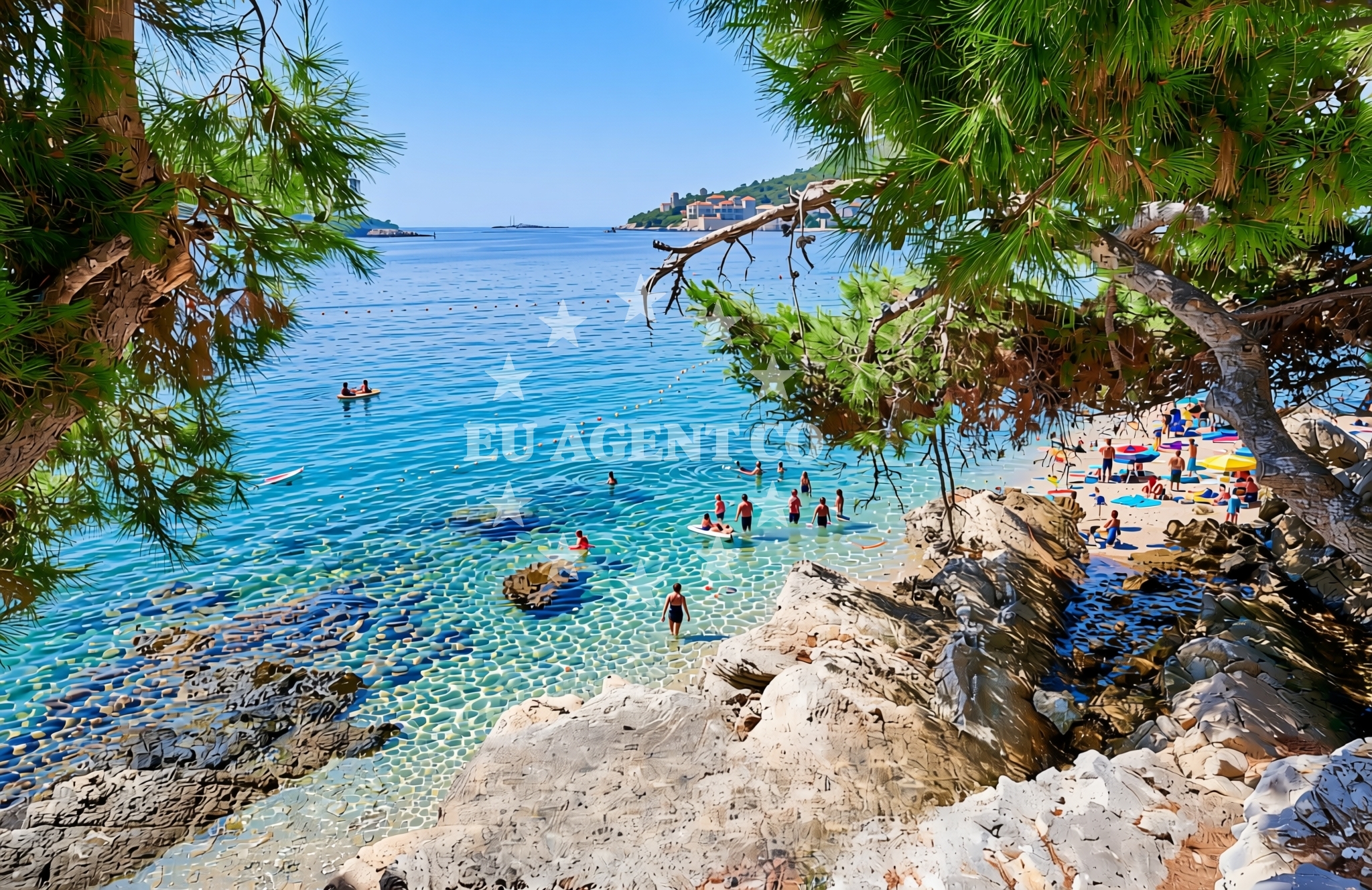 Additional view of Luka, Maslinica (Šolta) Beach in Luka