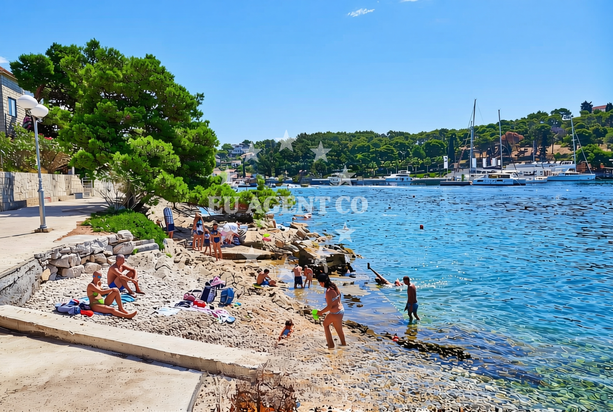 Additional view of Luka, Maslinica (Šolta) Beach in Luka