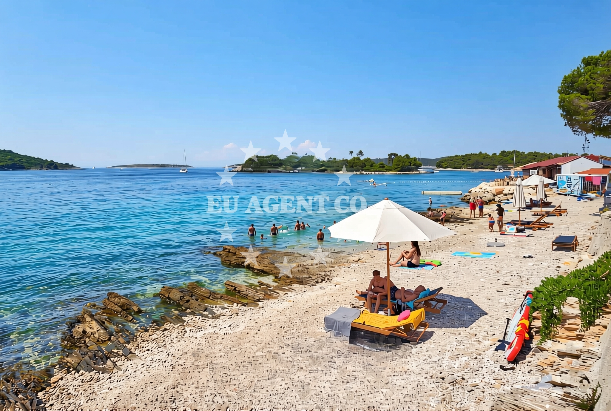 Additional view of Luka, Maslinica (Šolta) Beach in Luka