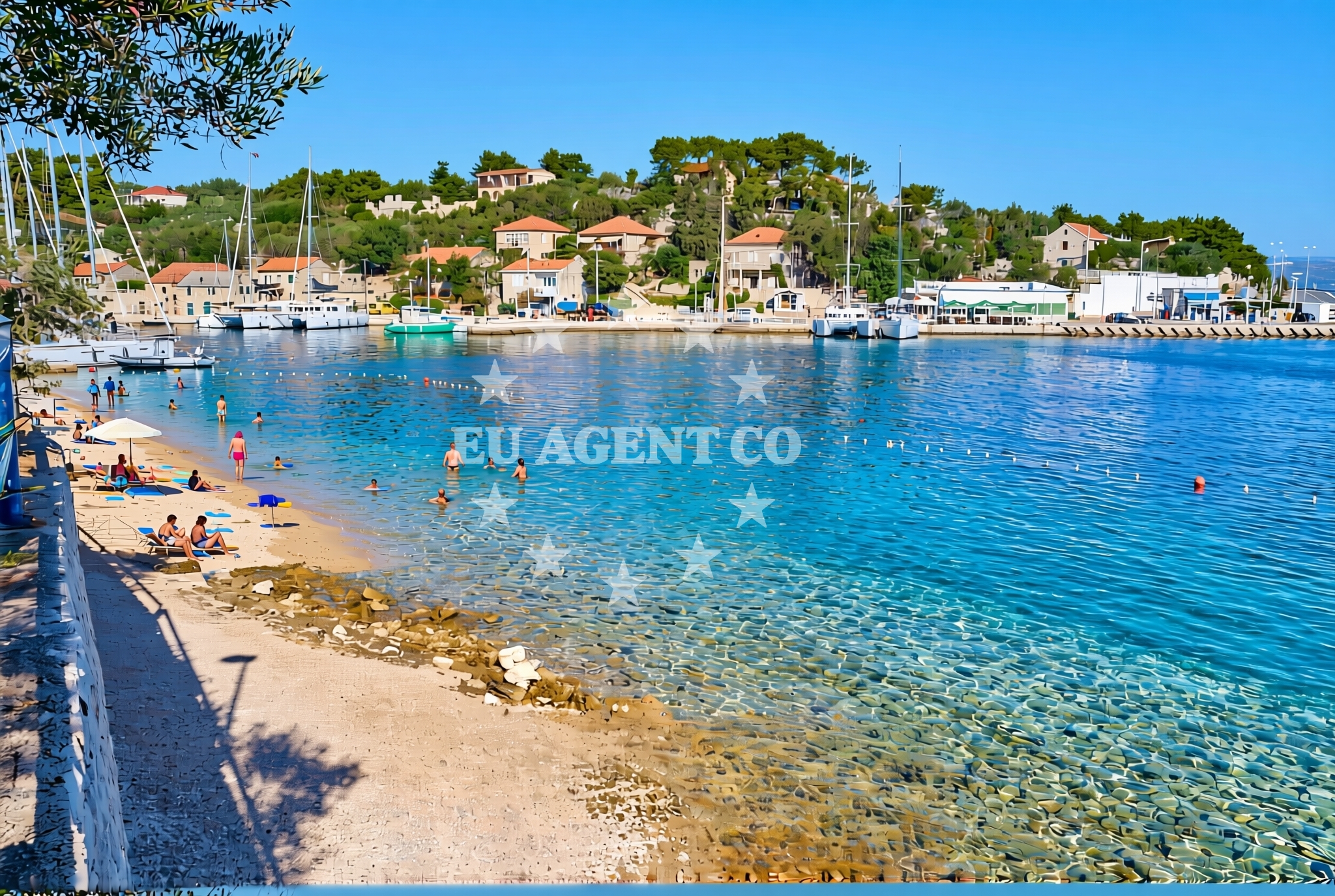 Additional view of Luka, Rogač (Šolta) Beach in Luka