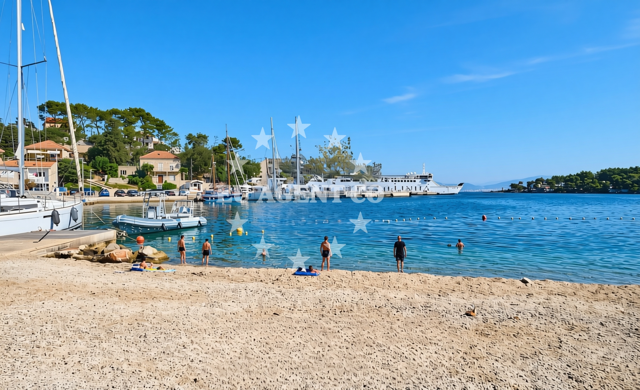 Additional view of Luka, Rogač (Šolta) Beach in Luka
