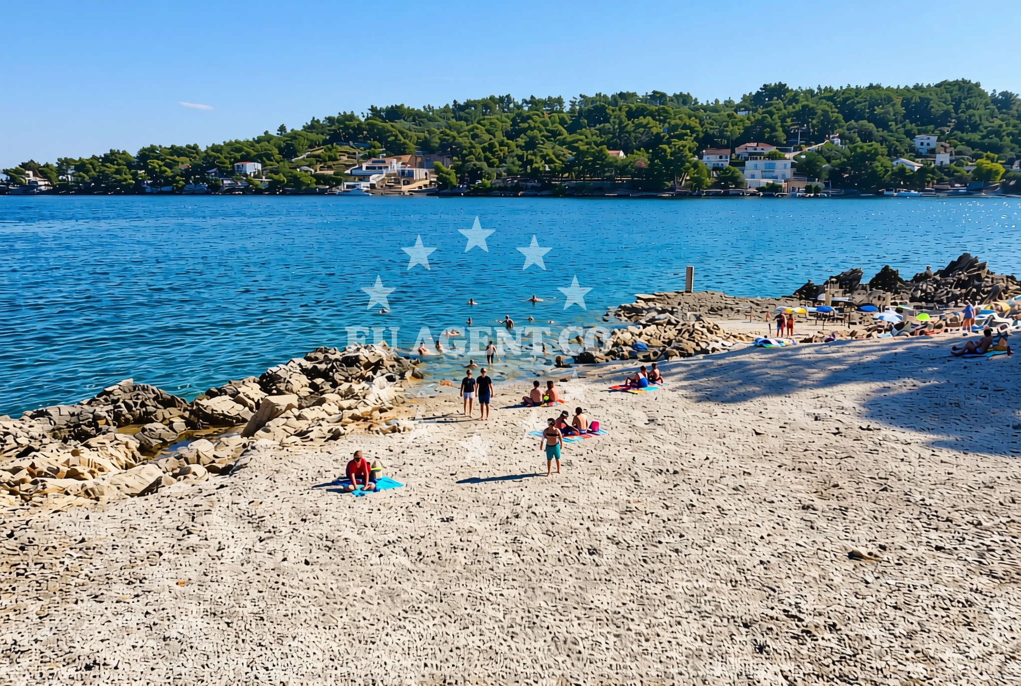 Additional view of Luka, Rogač (Šolta) Beach in Luka