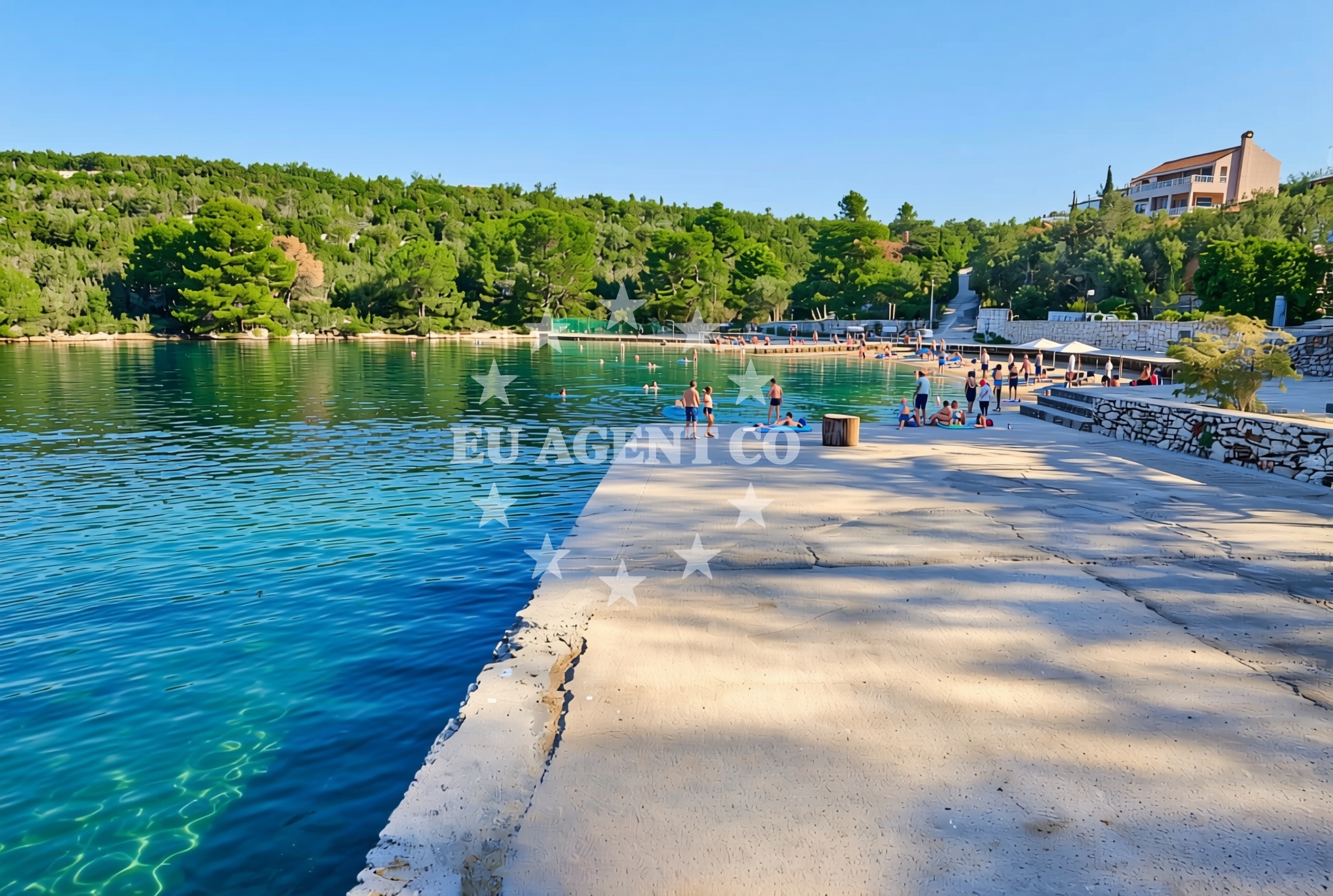 Sea and coastal view of Luka (Sali) (Dugi otok): beaches and coves (2) in Luka (Sali) (Dugi otok)