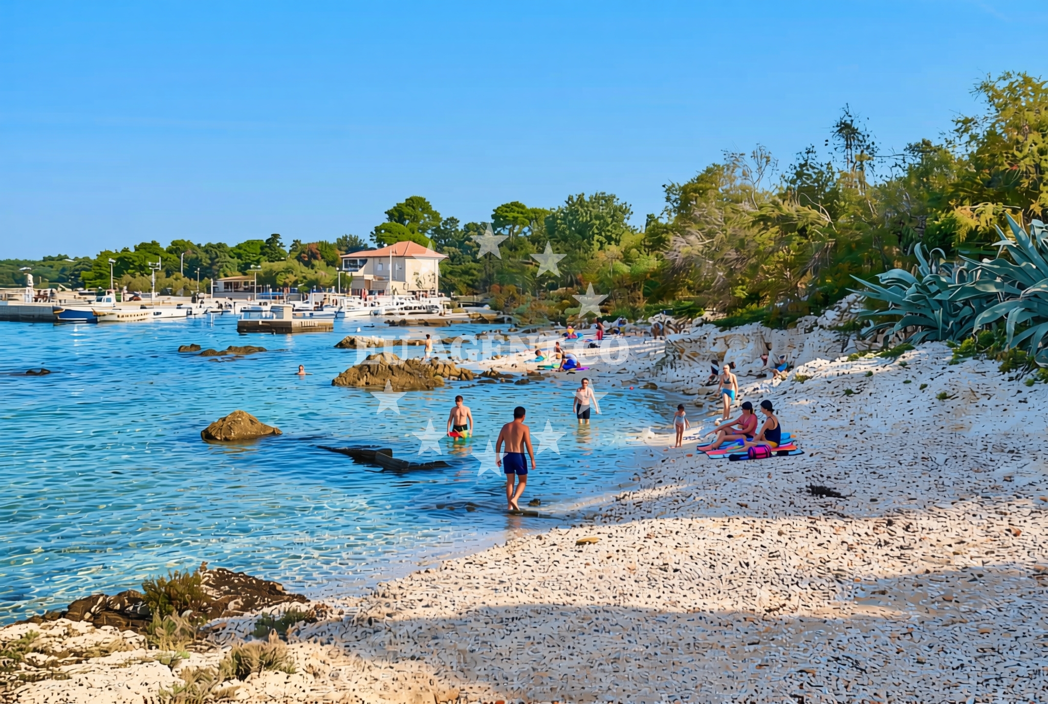 Additional view of Luka, Silba (Silba) Beach in Luka