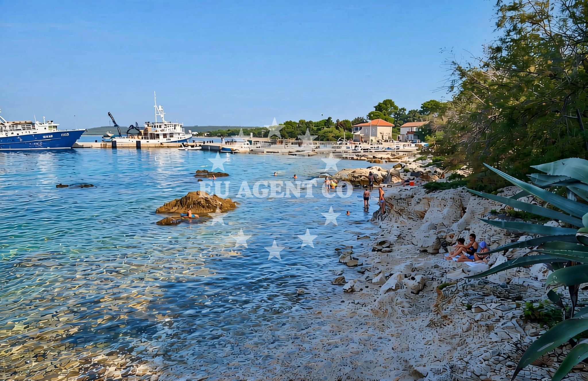 Additional view of Luka, Silba (Silba) Beach in Luka