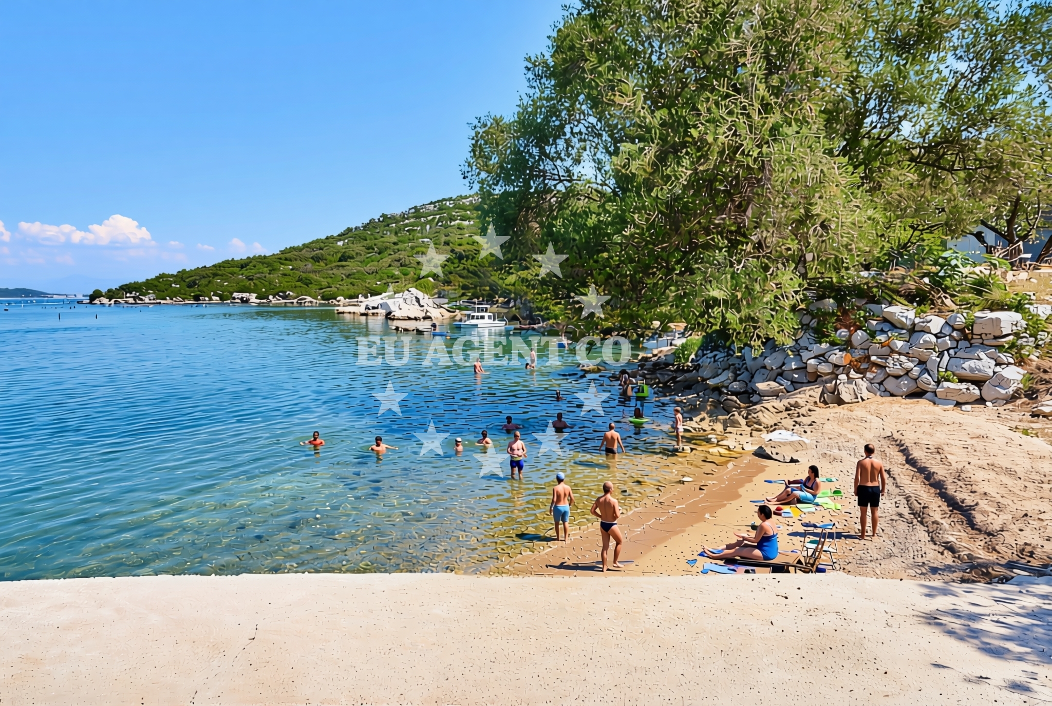 Additional view of Luka sjever, Dubrava (Ston) Beach in Luka sjever