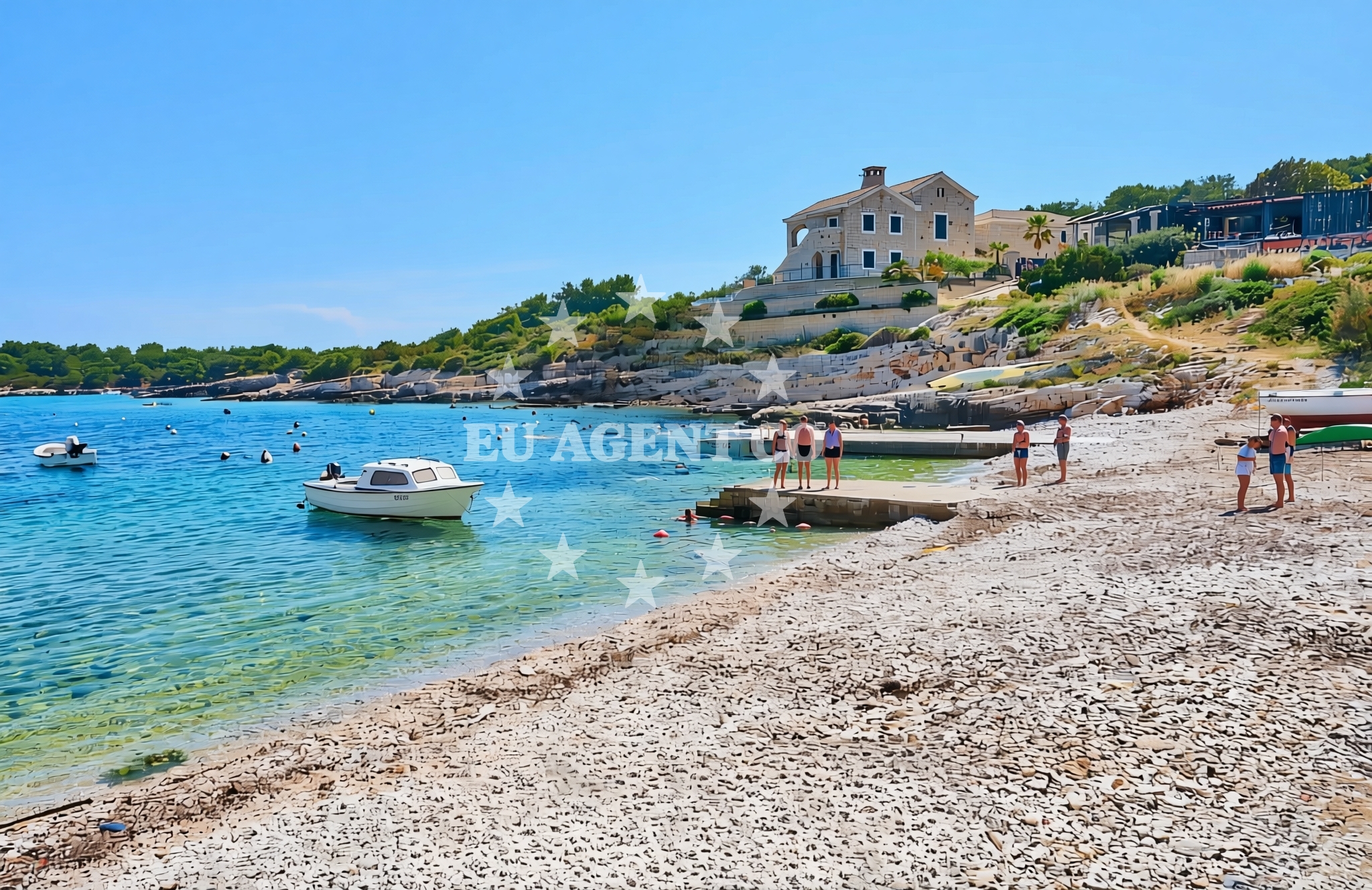 Additional view of Luka sjever, Rukavac (Vis) Beach in Luka sjever