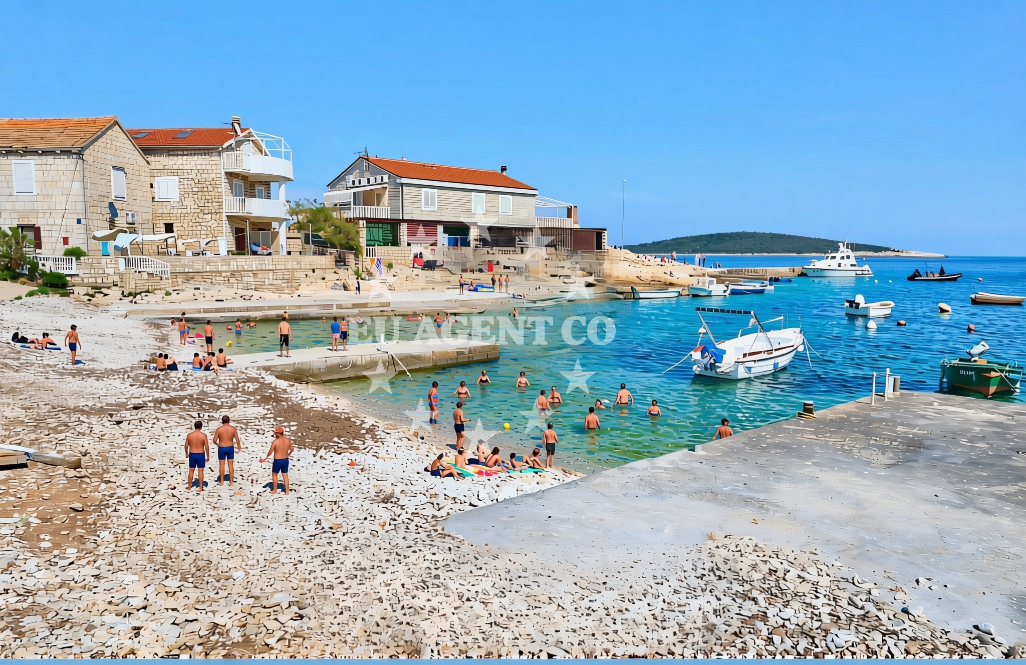 Additional view of Luka sjever, Rukavac (Vis) Beach in Luka sjever