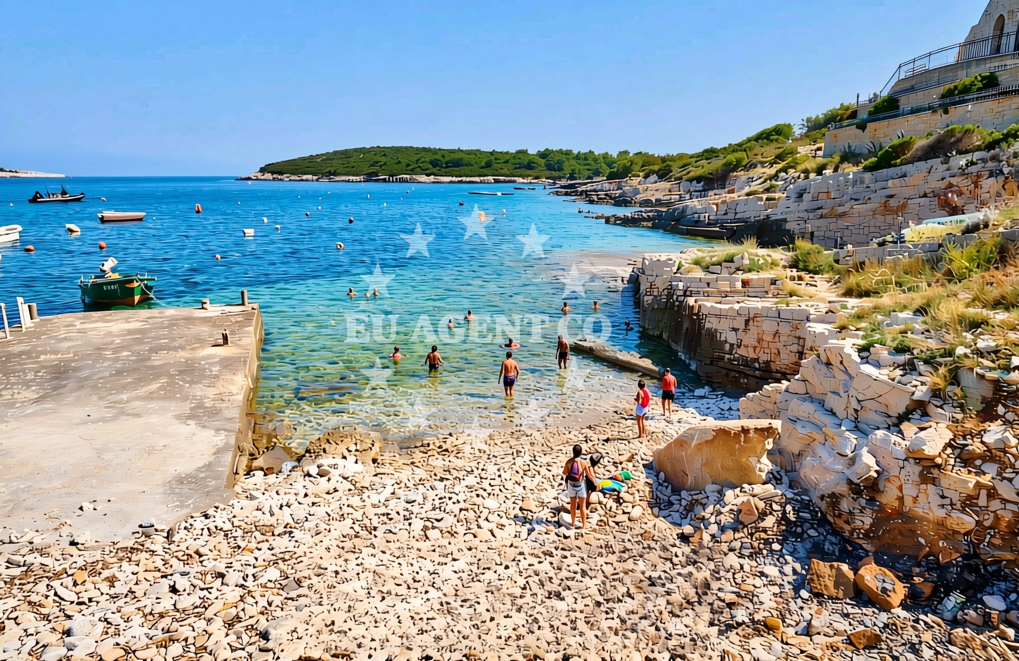 Additional view of Luka sjever, Rukavac (Vis) Beach in Luka sjever