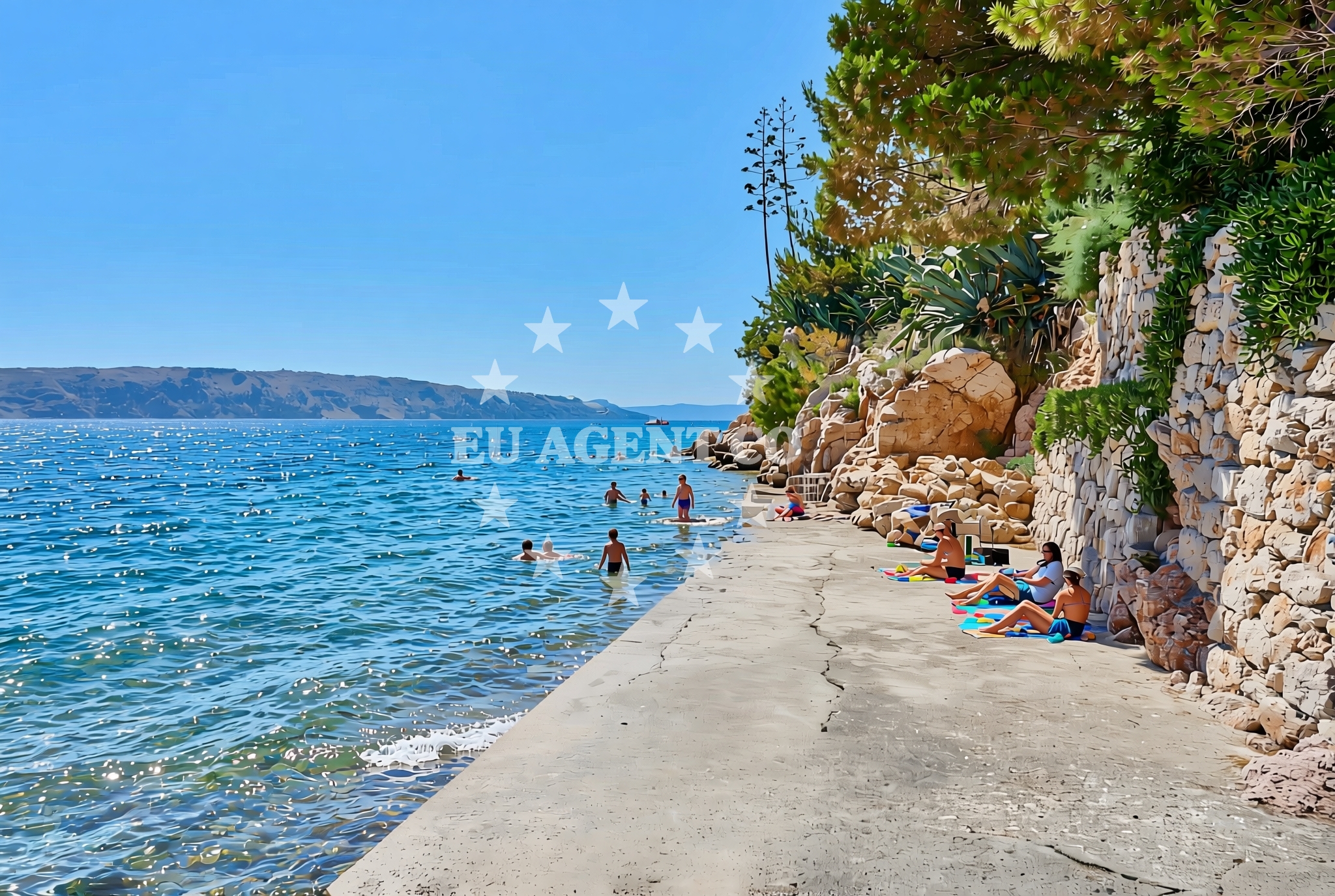 Additional view of Luka, Starigrad (Senj) Beach in Luka