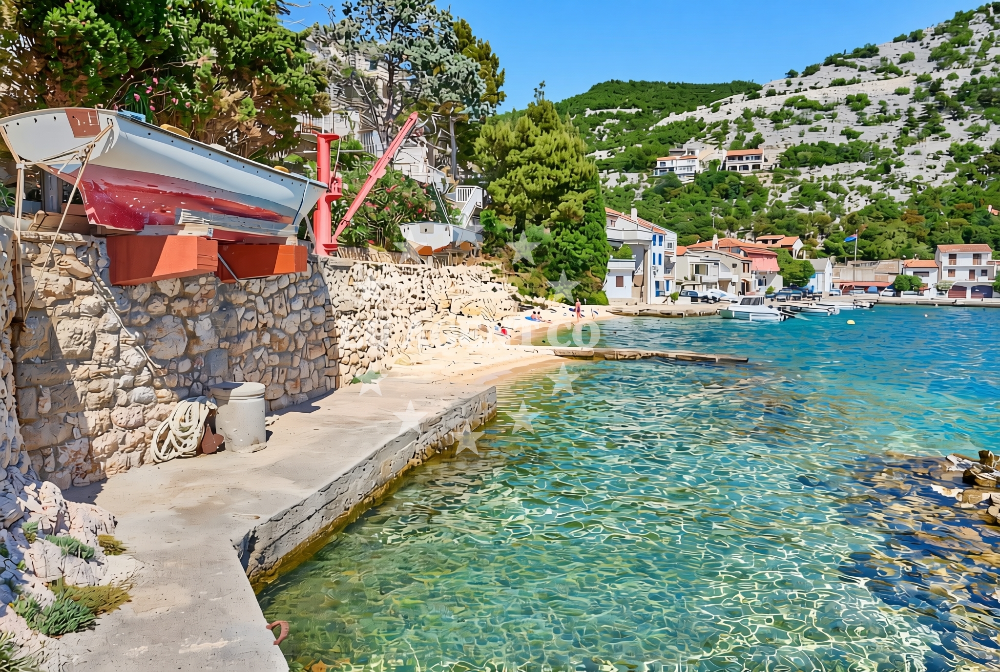 Additional view of Luka, Starigrad (Senj) Beach in Luka