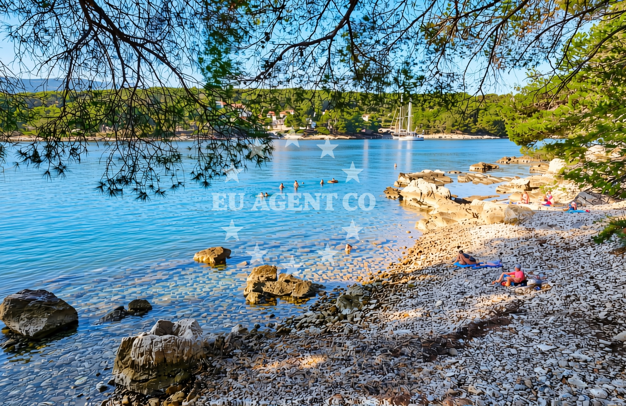 Additional view of Luka, Vrboska (Hvar) Beach in Luka