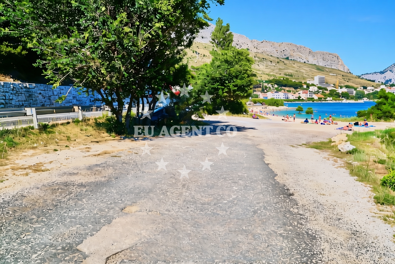 Additional view of Luka zapad, Duće Beach in Luka zapad
