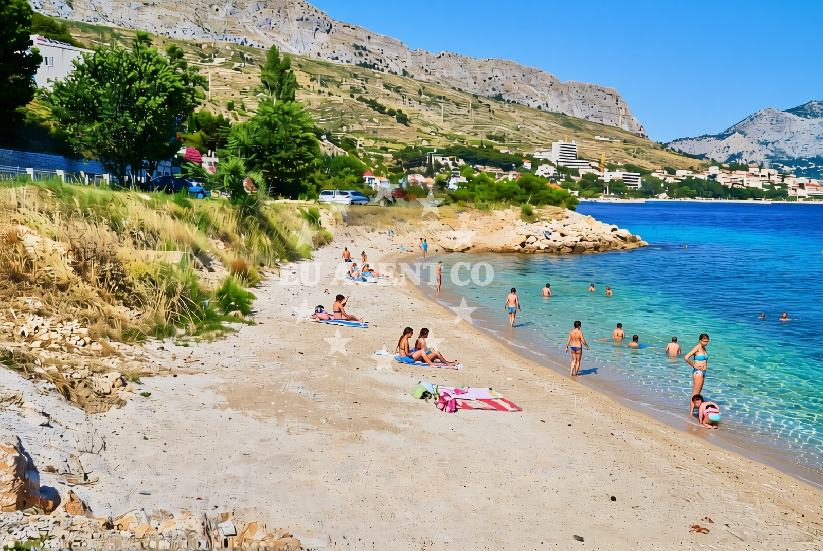 Additional view of Luka zapad, Duće Beach in Luka zapad