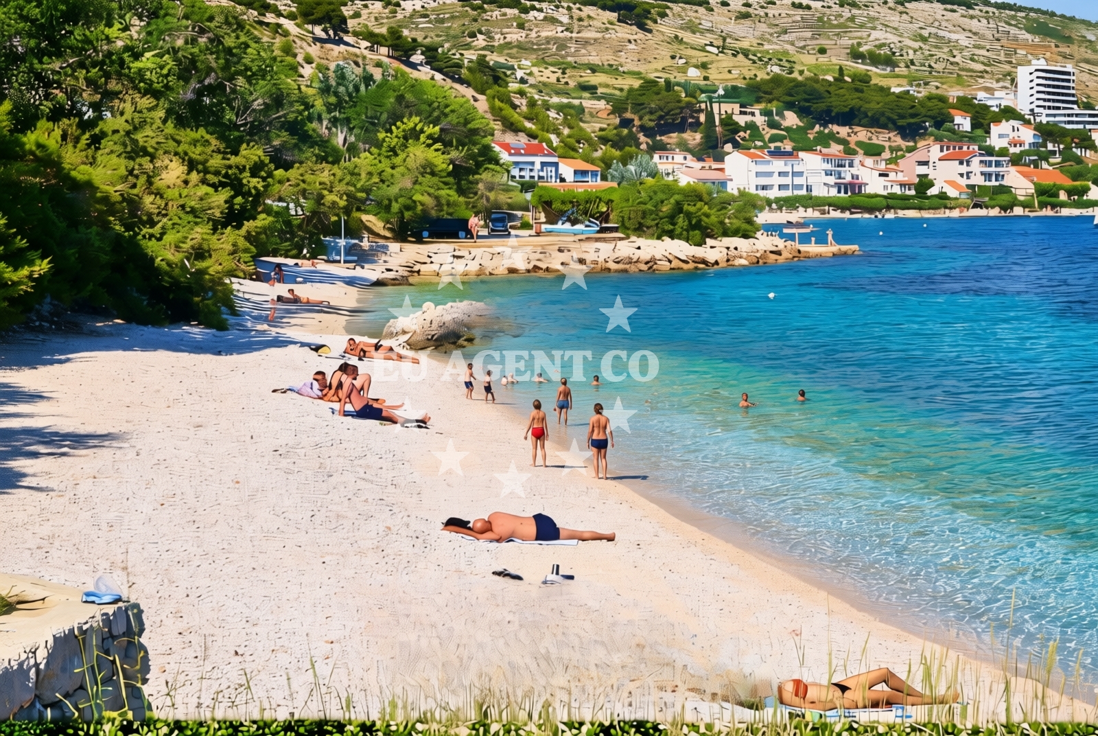 Additional view of Luka zapad, Duće Beach in Luka zapad