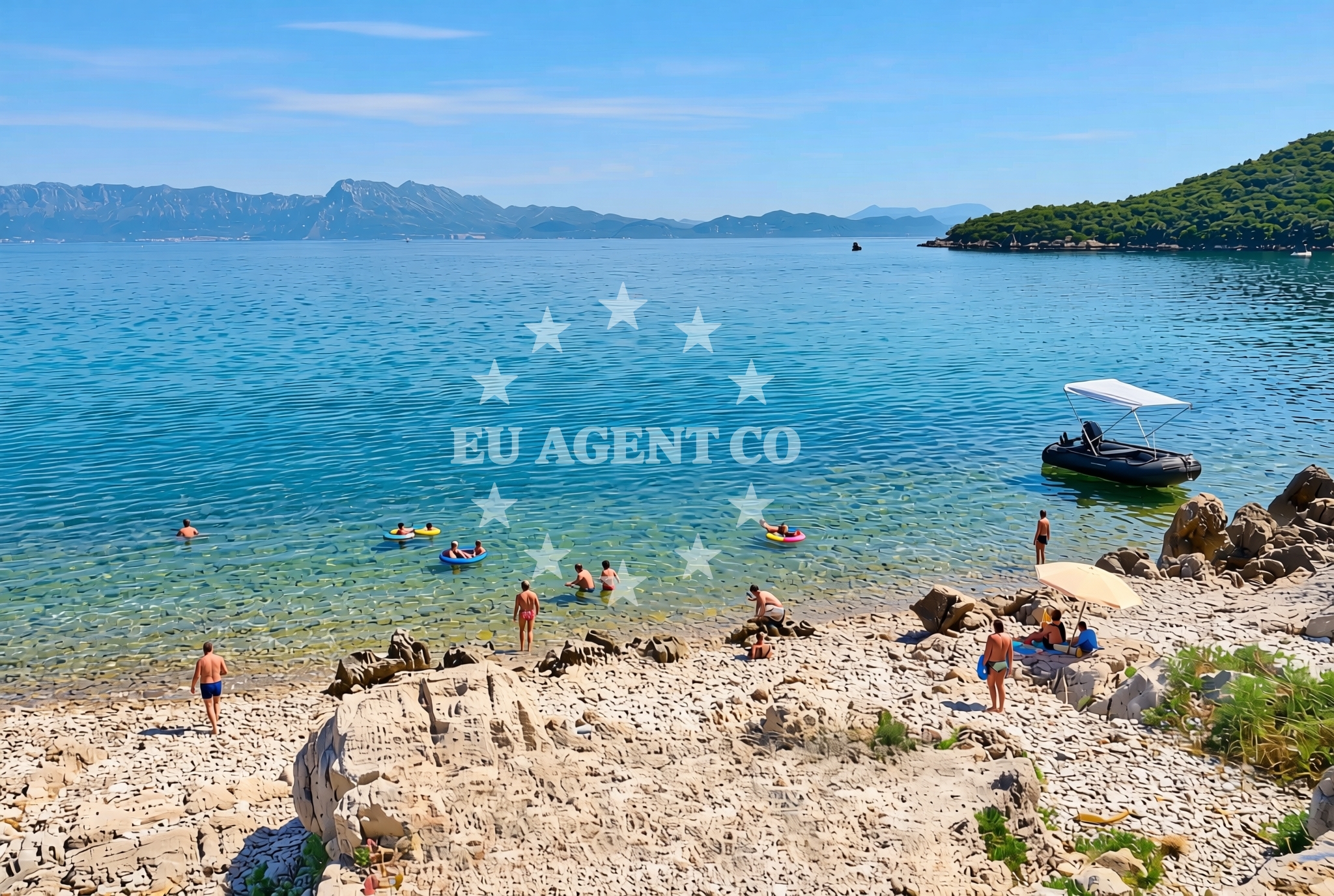 Additional view of Luka zapad, Trpanj Beach in Luka zapad