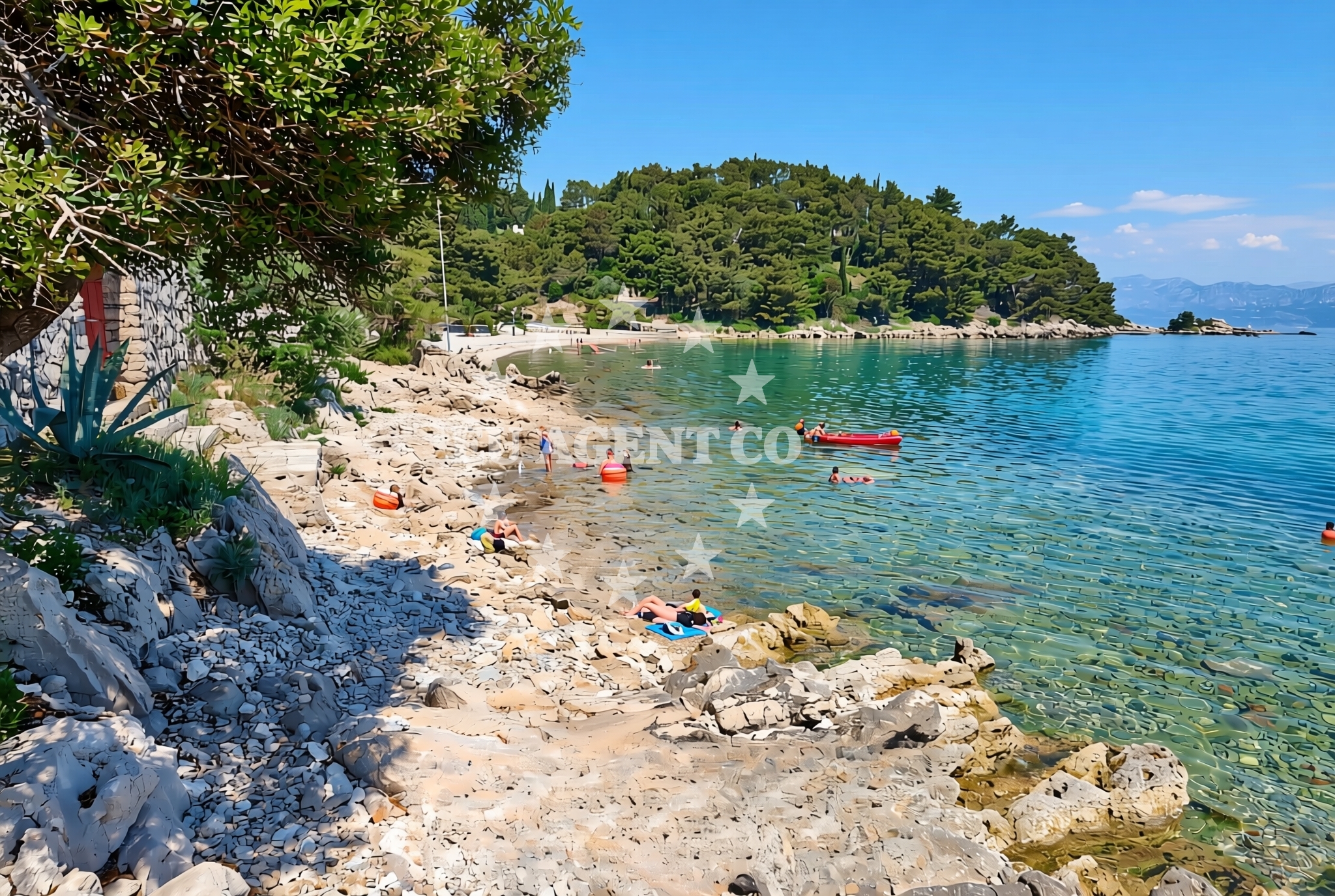 Additional view of Luka zapad, Trpanj Beach in Luka zapad