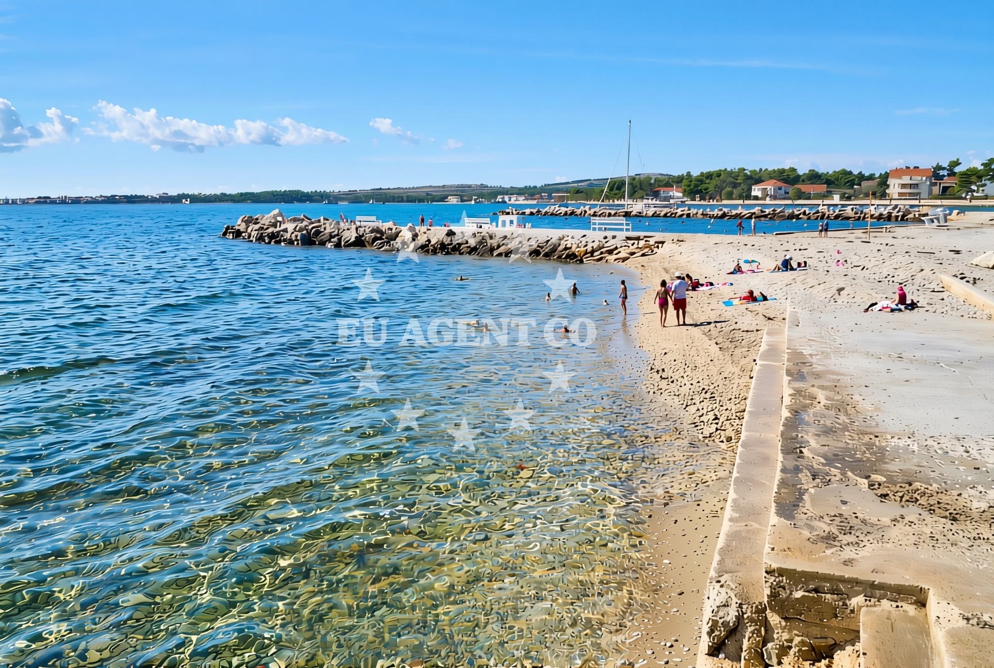 Additional view of Luka zapad, Vir (Vir) Beach in Luka zapad